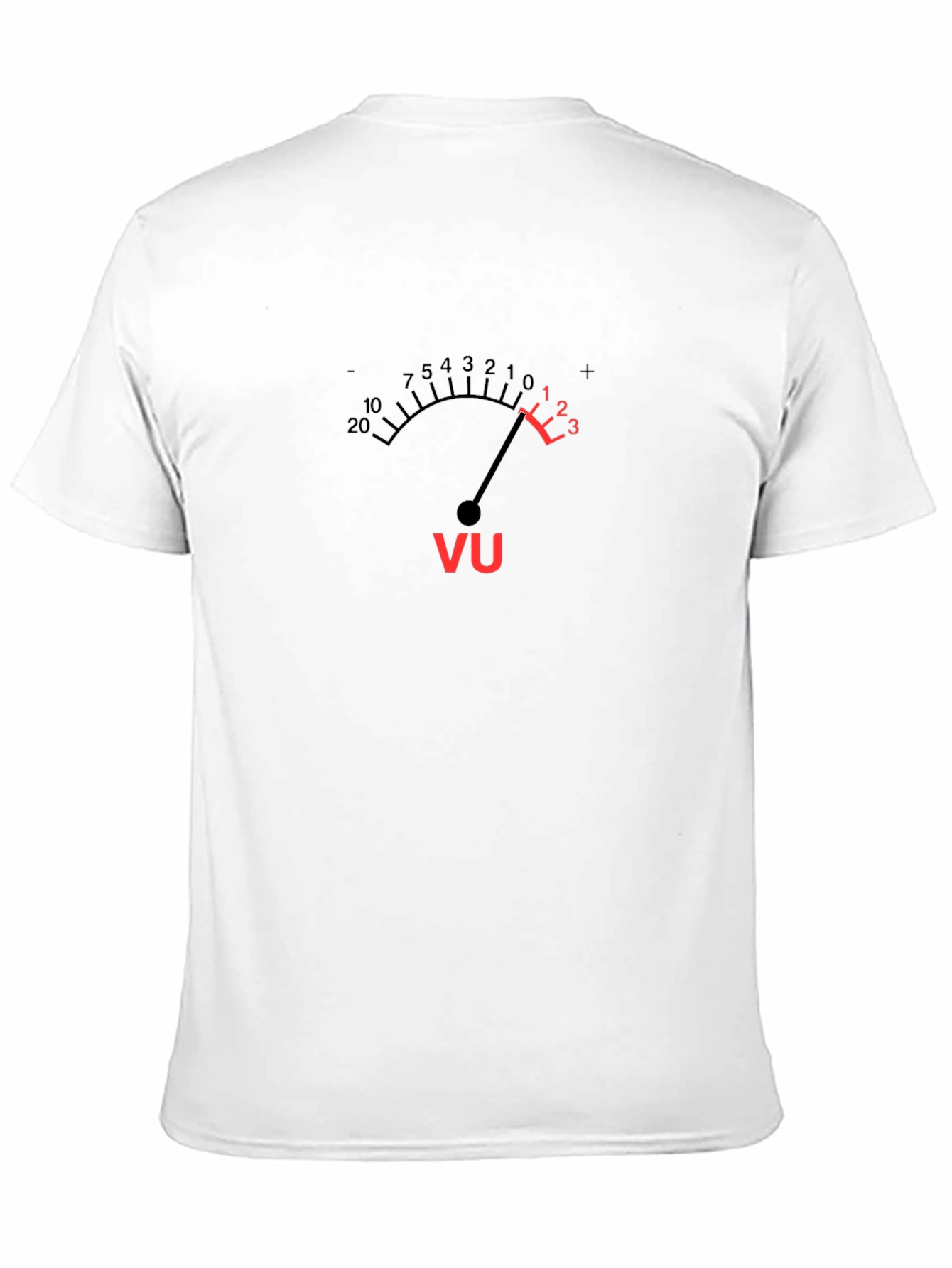 VU Meter Graphic Tee - Black T-Shirt
