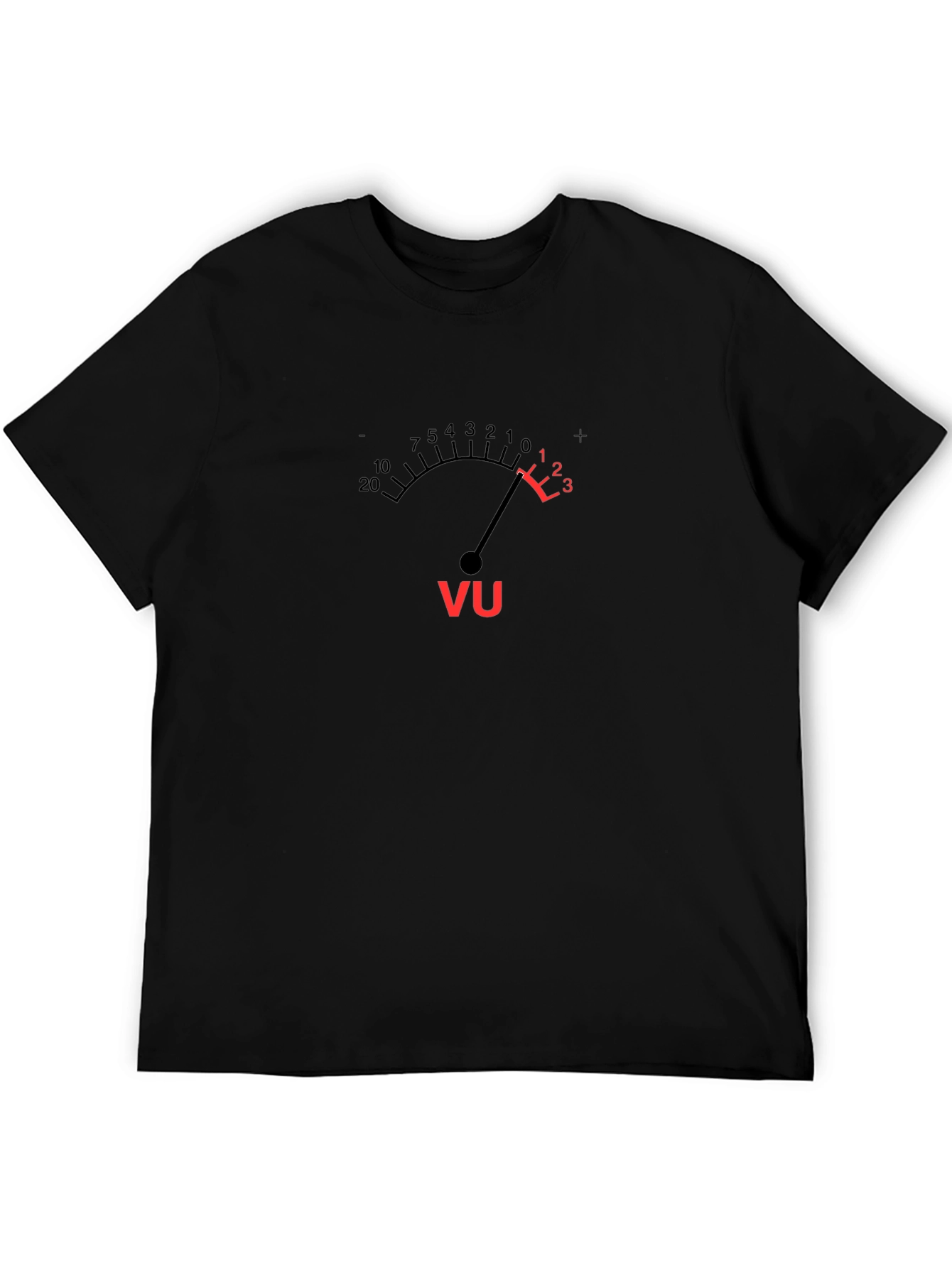VU Meter Graphic Tee - Black T-Shirt