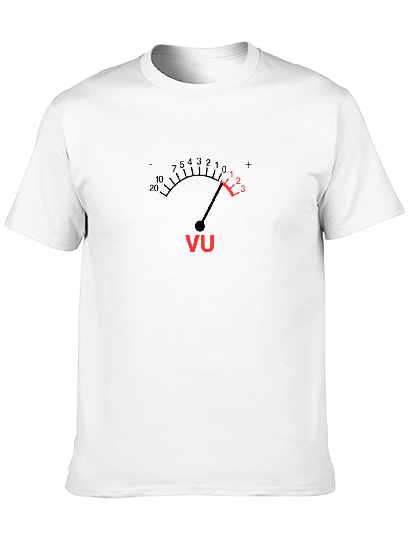 VU Meter Graphic Tee - Black T-Shirt