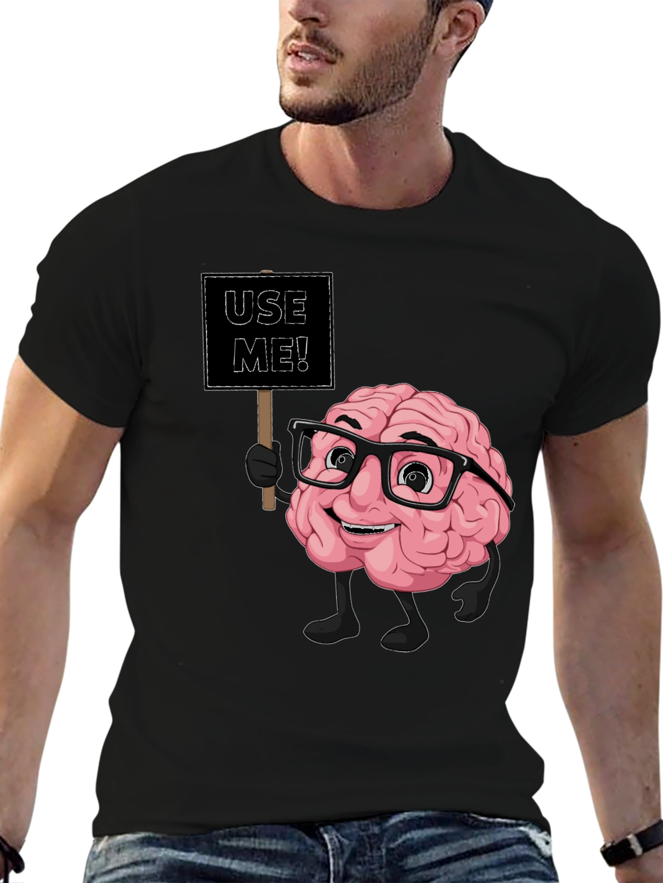 Use Me Brain Graphic T-Shirt