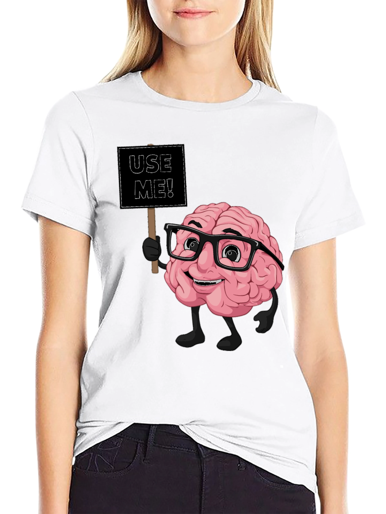 Use Me Brain Graphic T-Shirt