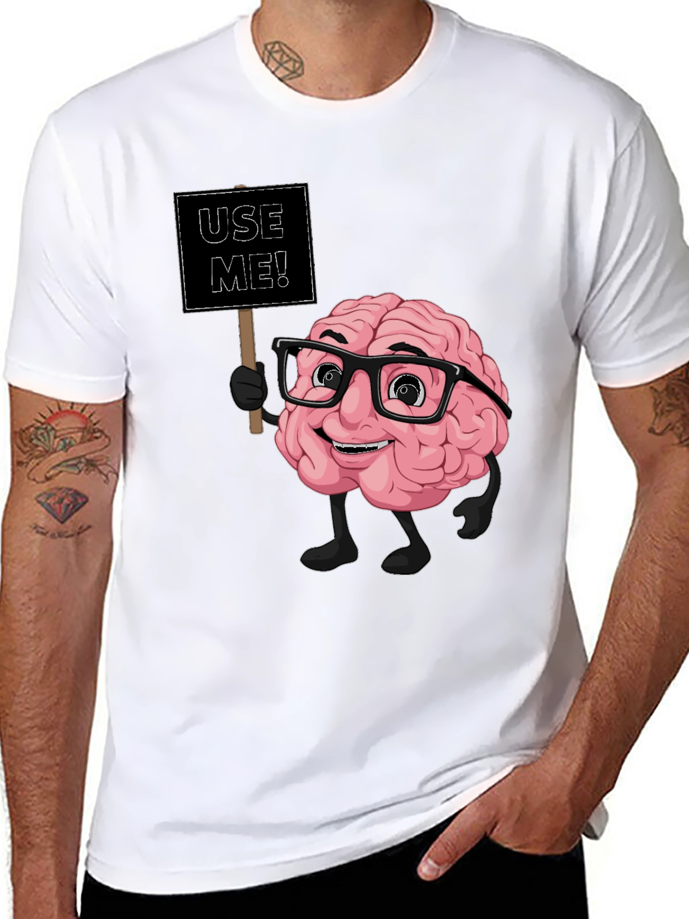 Use Me Brain Graphic T-Shirt