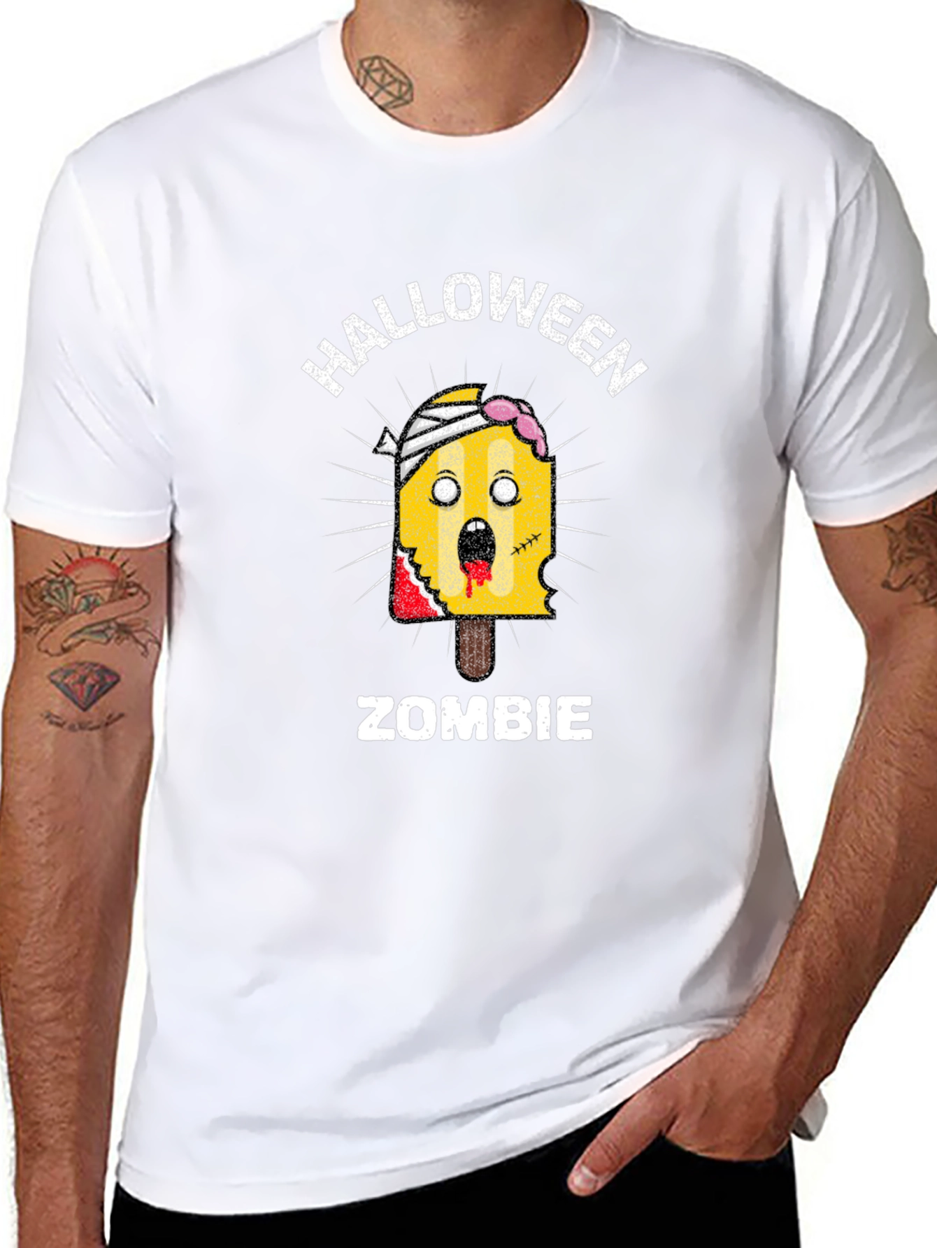 Halloween Zombie Popsicle T-Shirt
