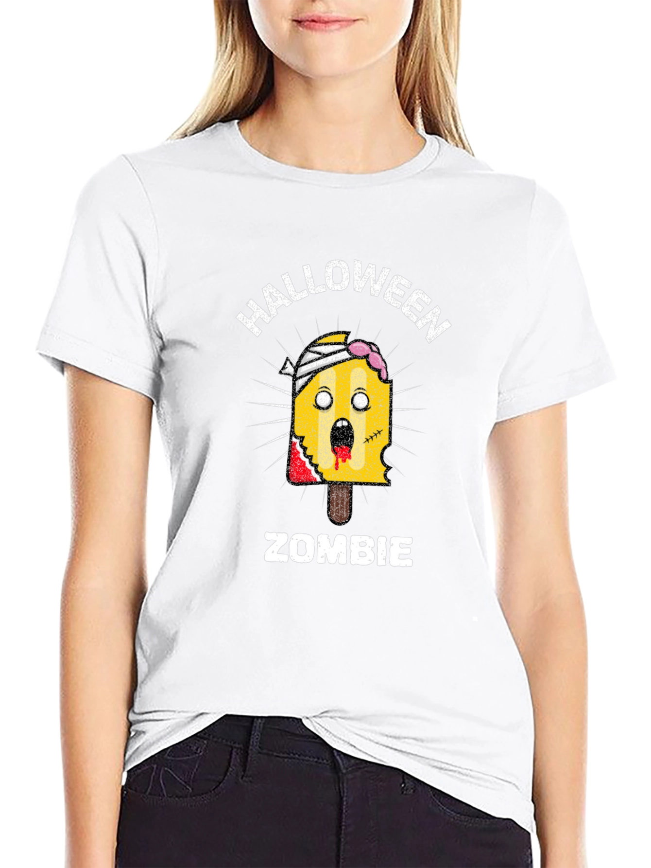 Halloween Zombie Popsicle T-Shirt