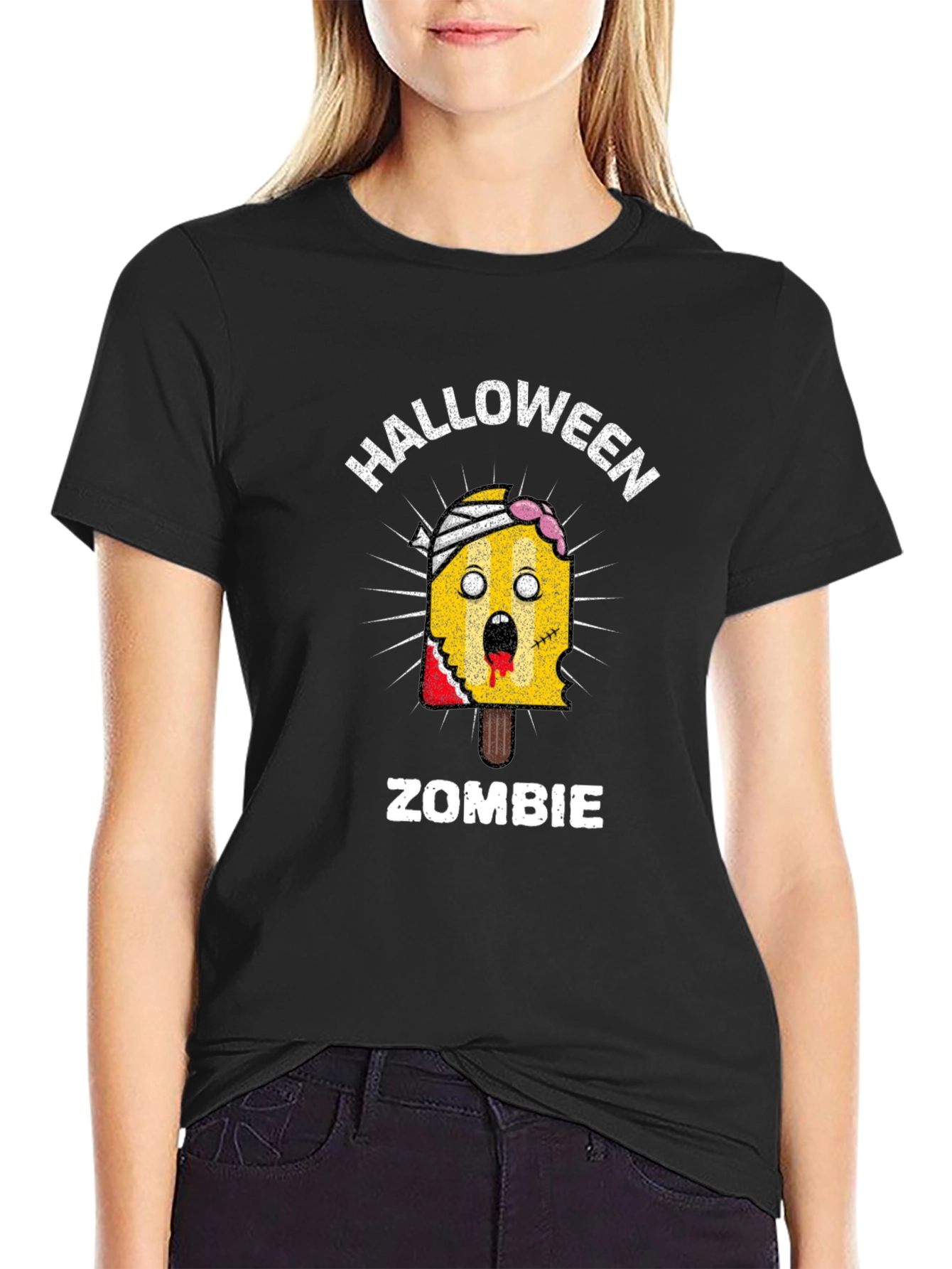 Halloween Zombie Popsicle T-Shirt