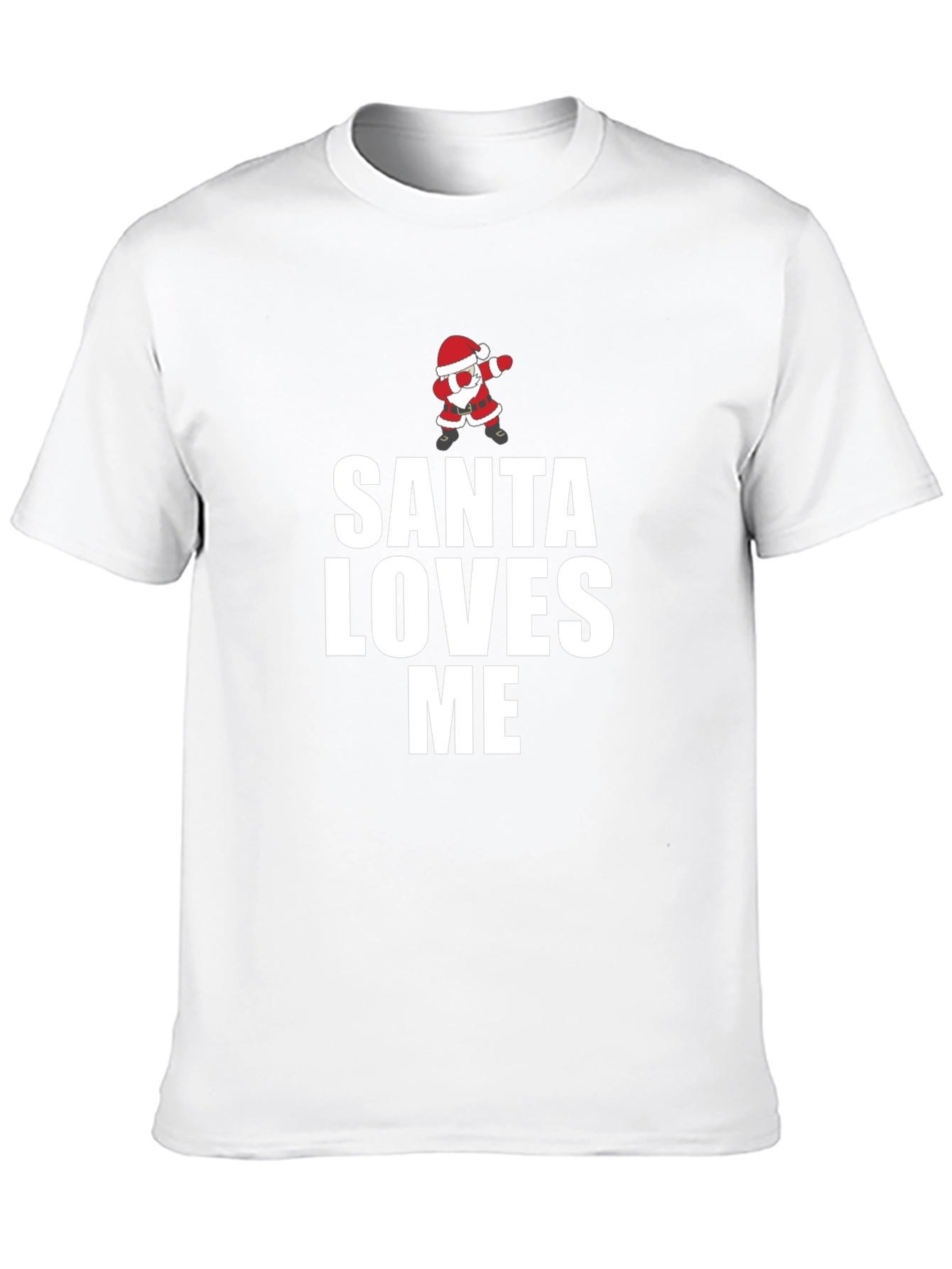 Santa Loves Me Graphic T-Shirt
