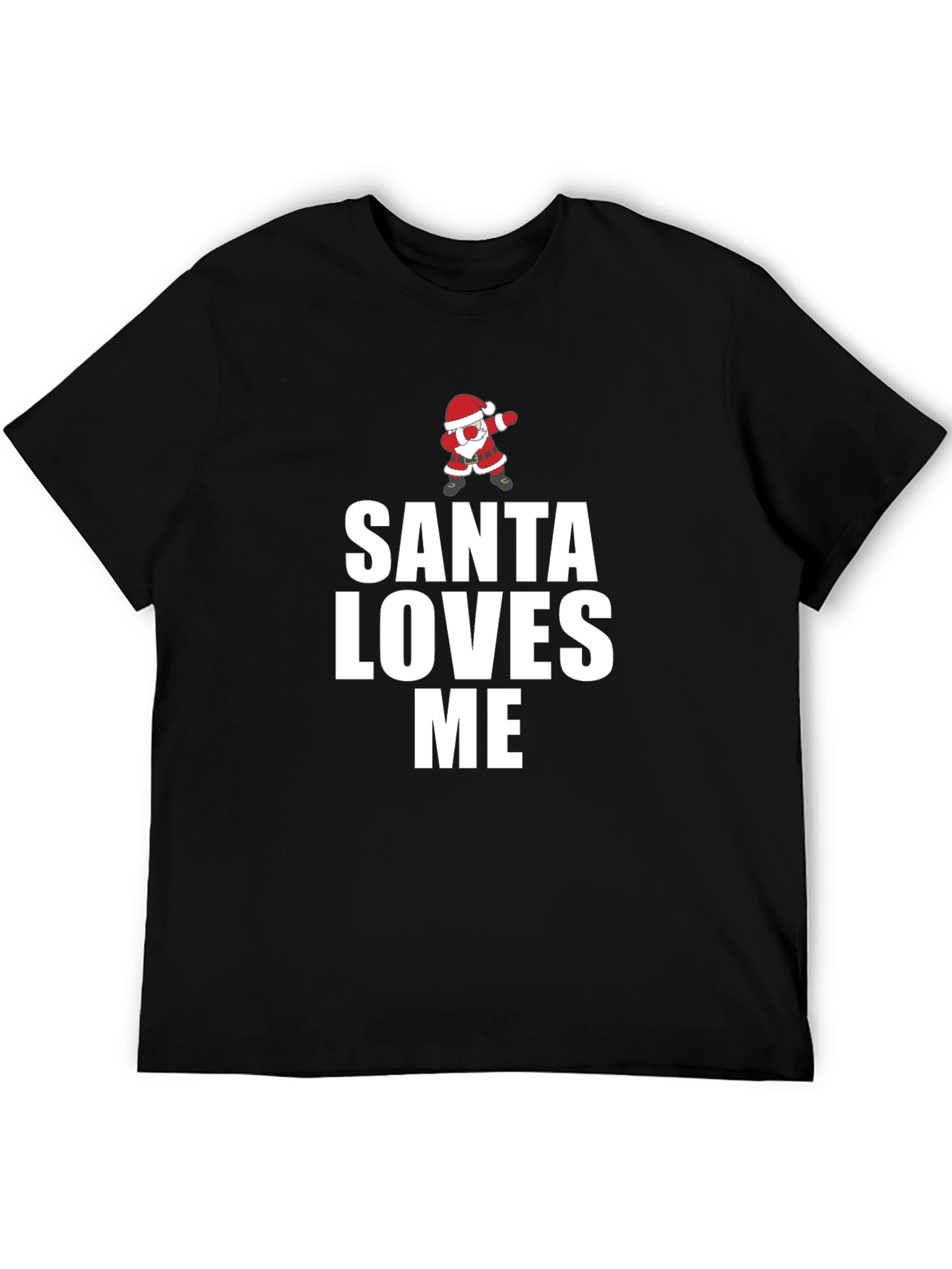 Santa Loves Me Graphic T-Shirt
