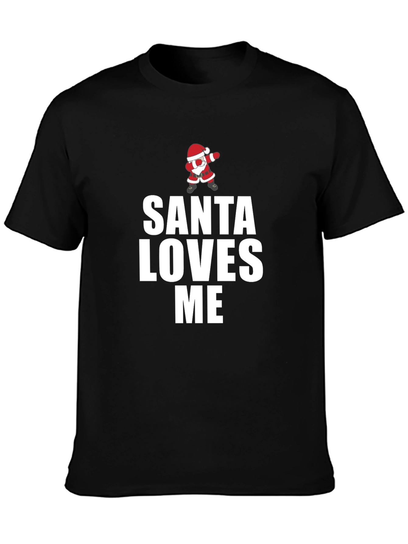Santa Loves Me Graphic T-Shirt