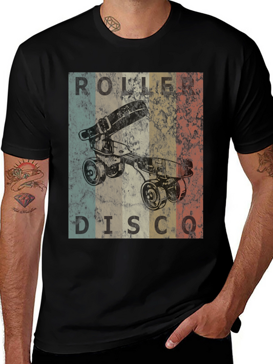 Retro Roller Disco T-Shirt - Vintage Skate Style