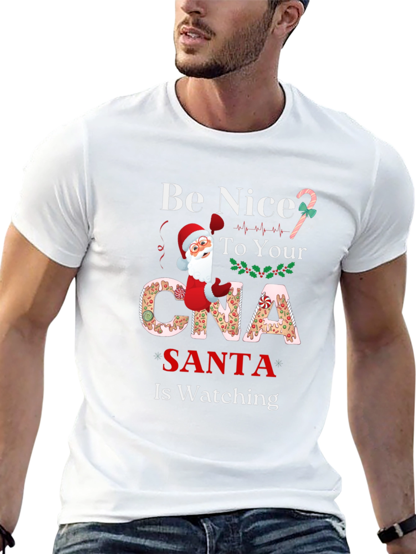 Be Nice to Your CNA Santa is Watching T-Shirt