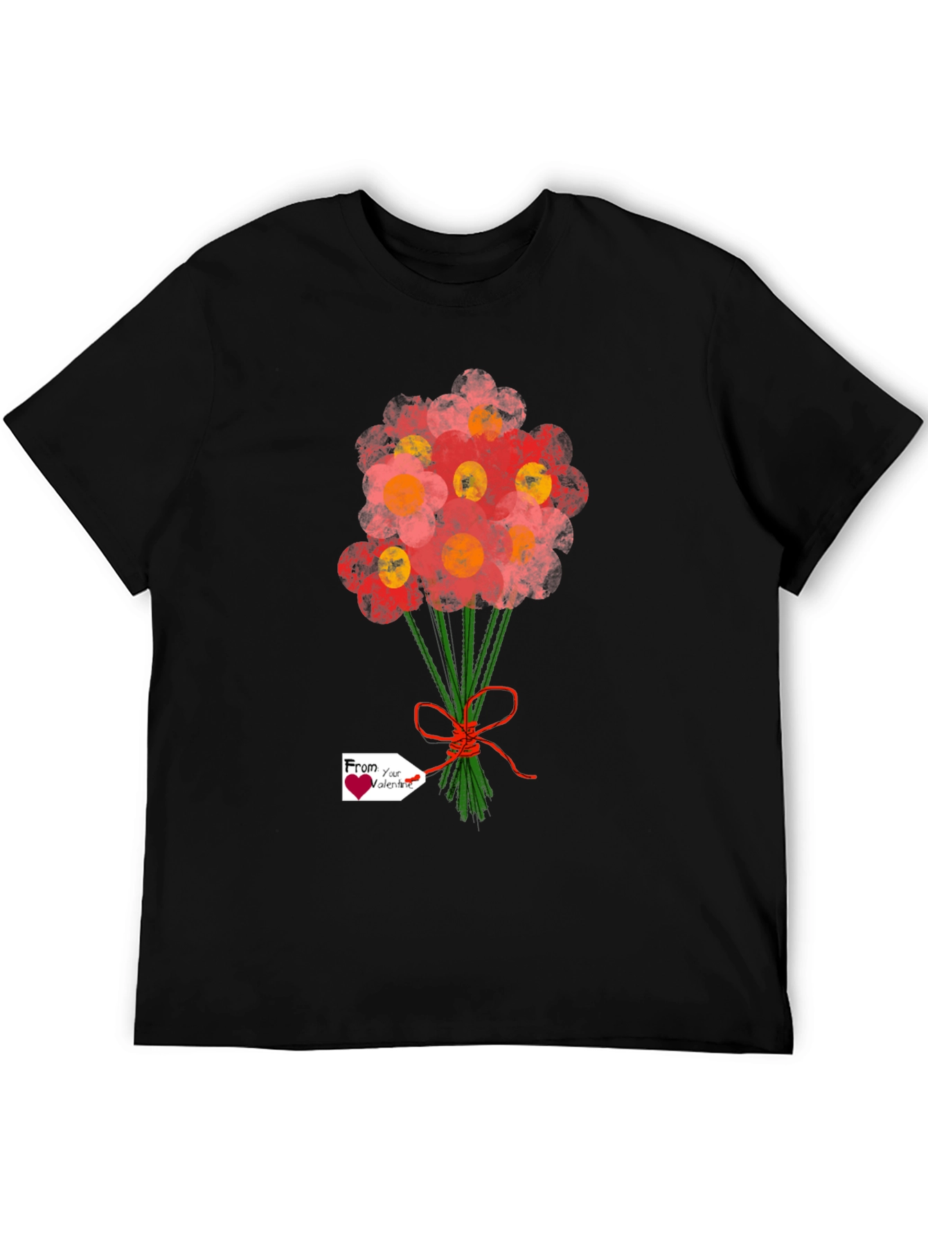 Floral Bouquet T-Shirt - Valentines Gift