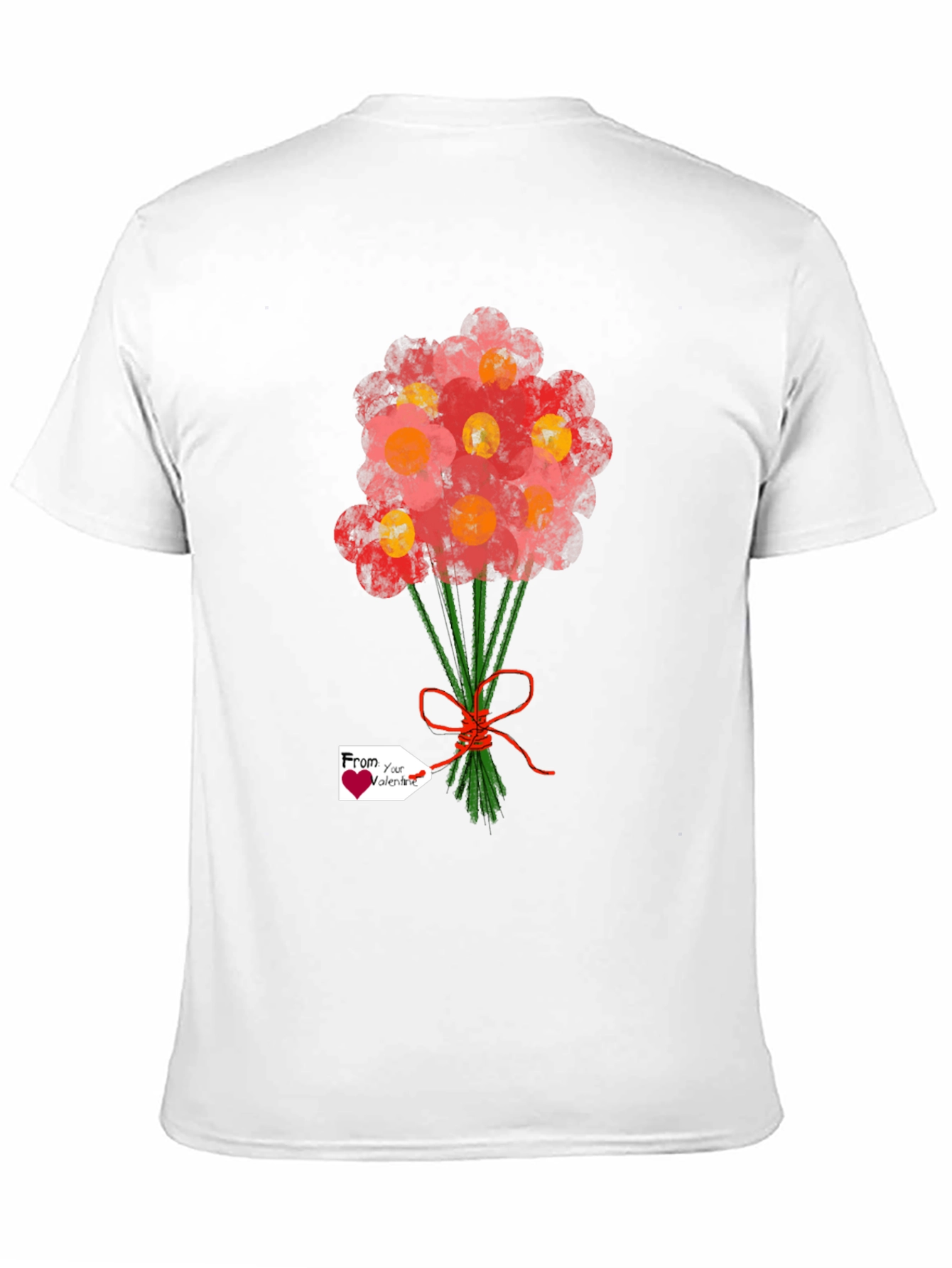 Floral Bouquet T-Shirt - Valentines Gift