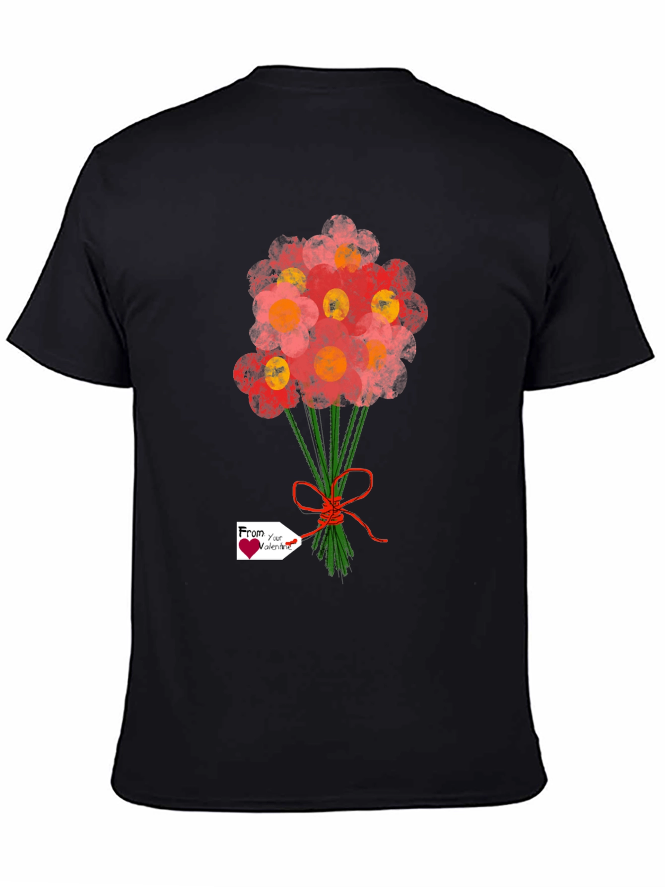 Floral Bouquet T-Shirt - Valentines Gift