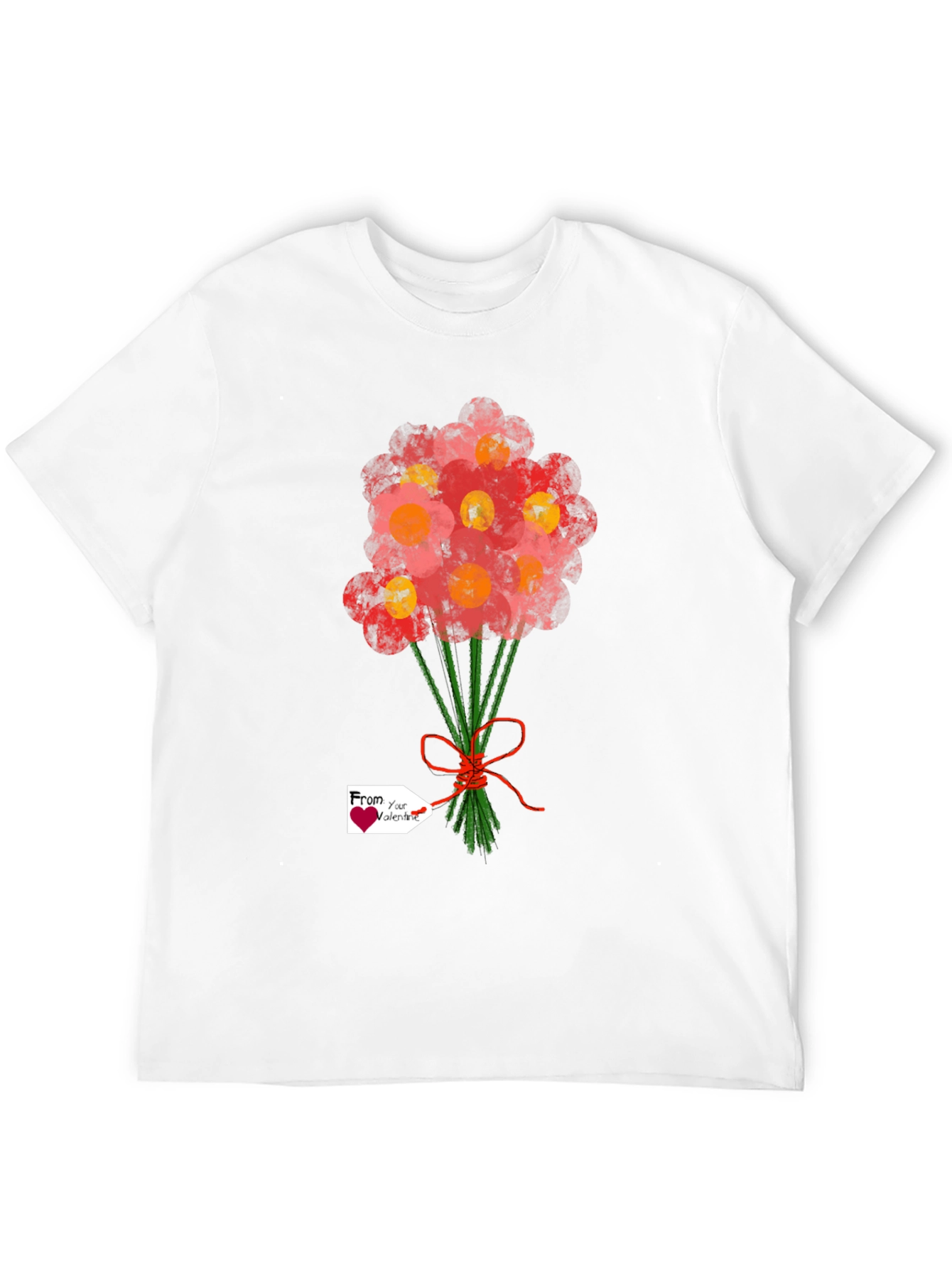 Floral Bouquet T-Shirt - Valentines Gift