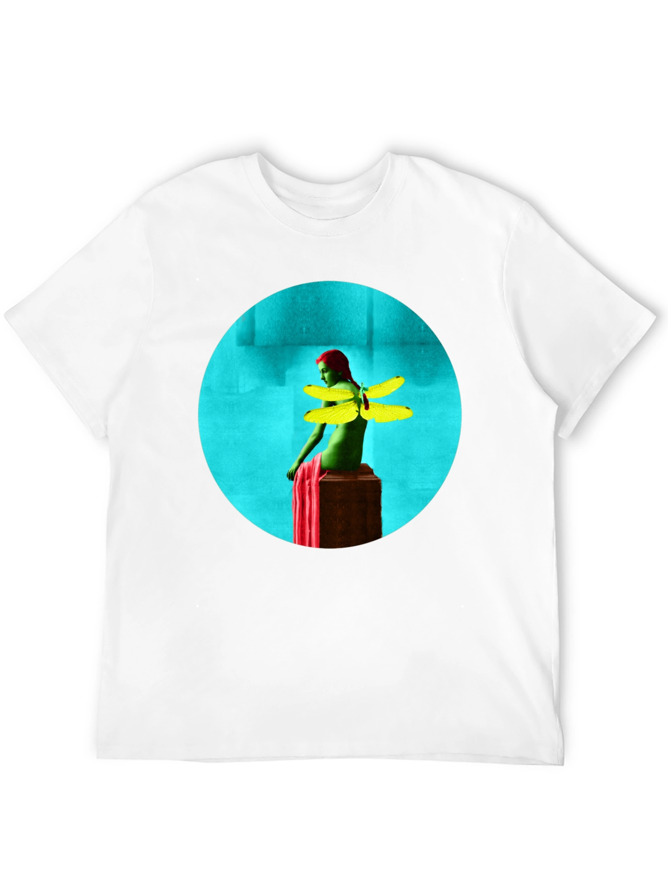 Artistic Graphic Tee - Dragonfly Woman