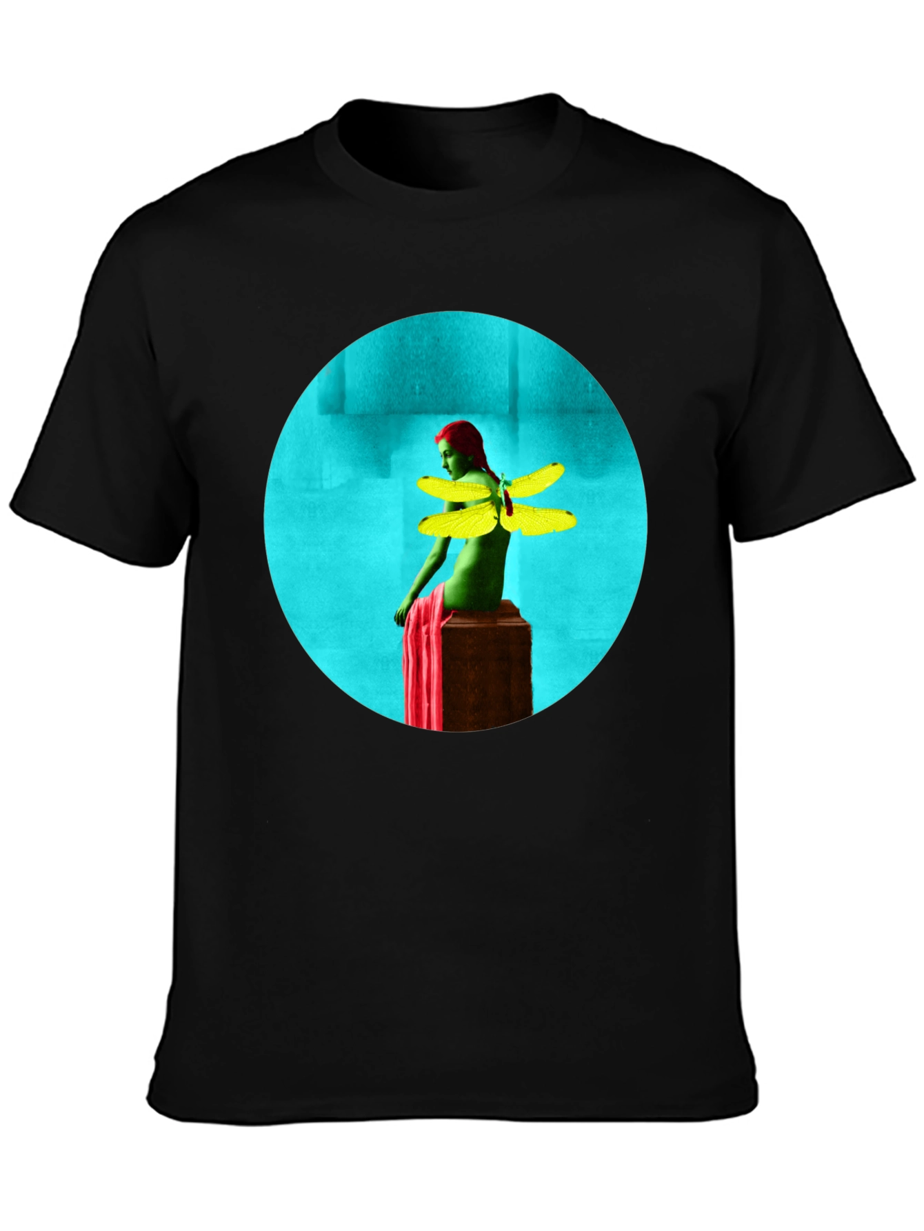 Artistic Graphic Tee - Dragonfly Woman