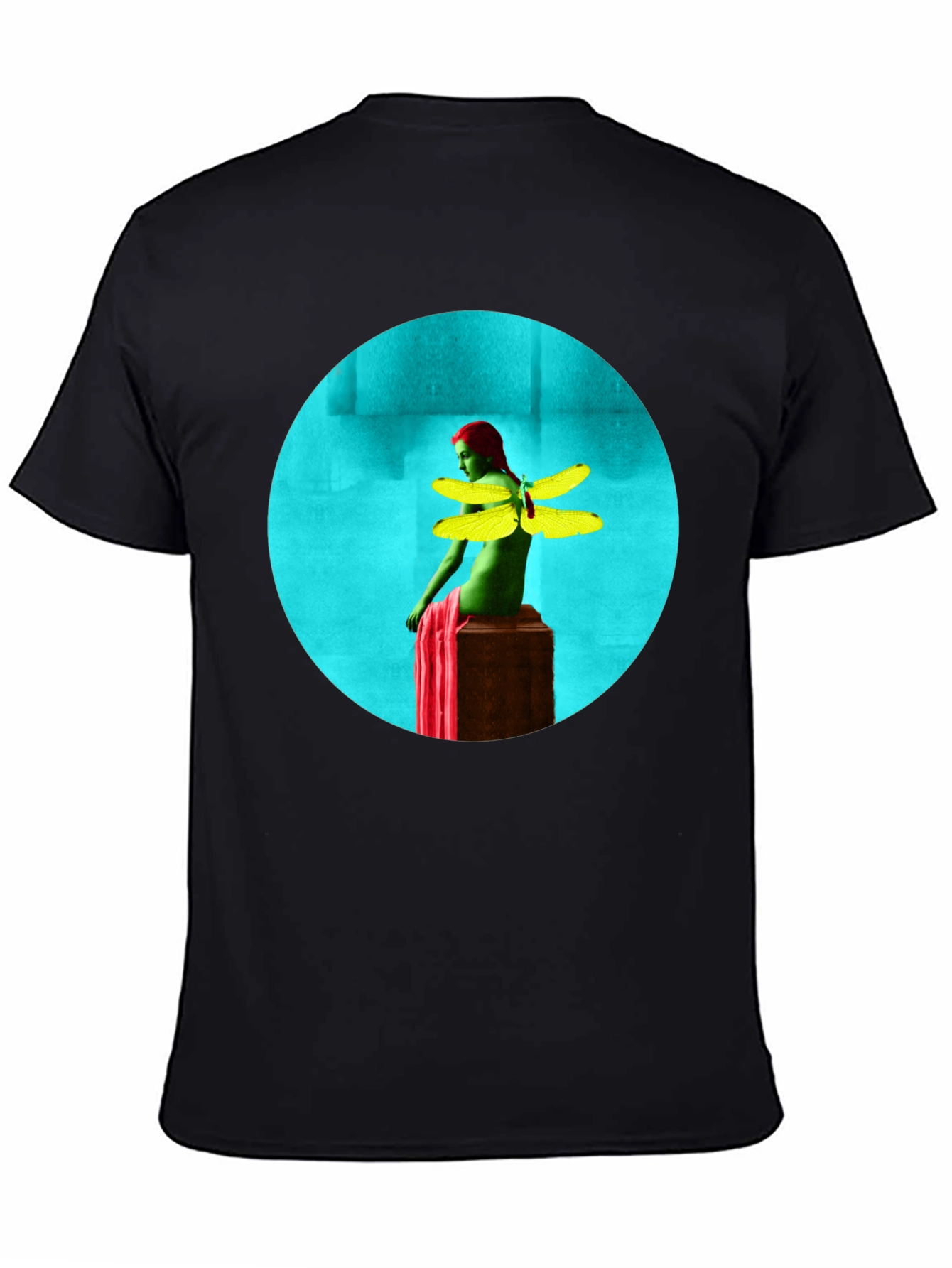 Artistic Graphic Tee - Dragonfly Woman