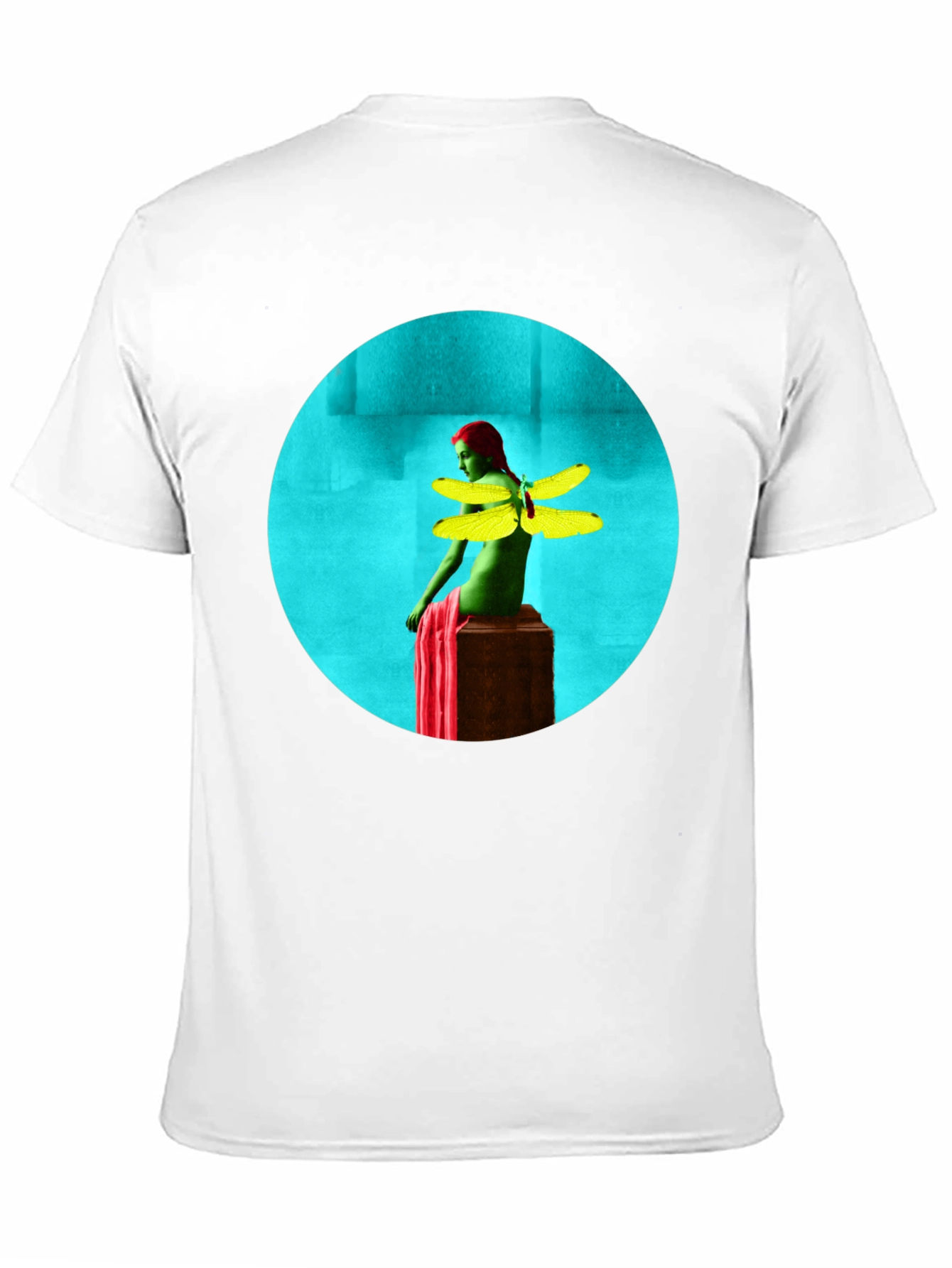 Artistic Graphic Tee - Dragonfly Woman