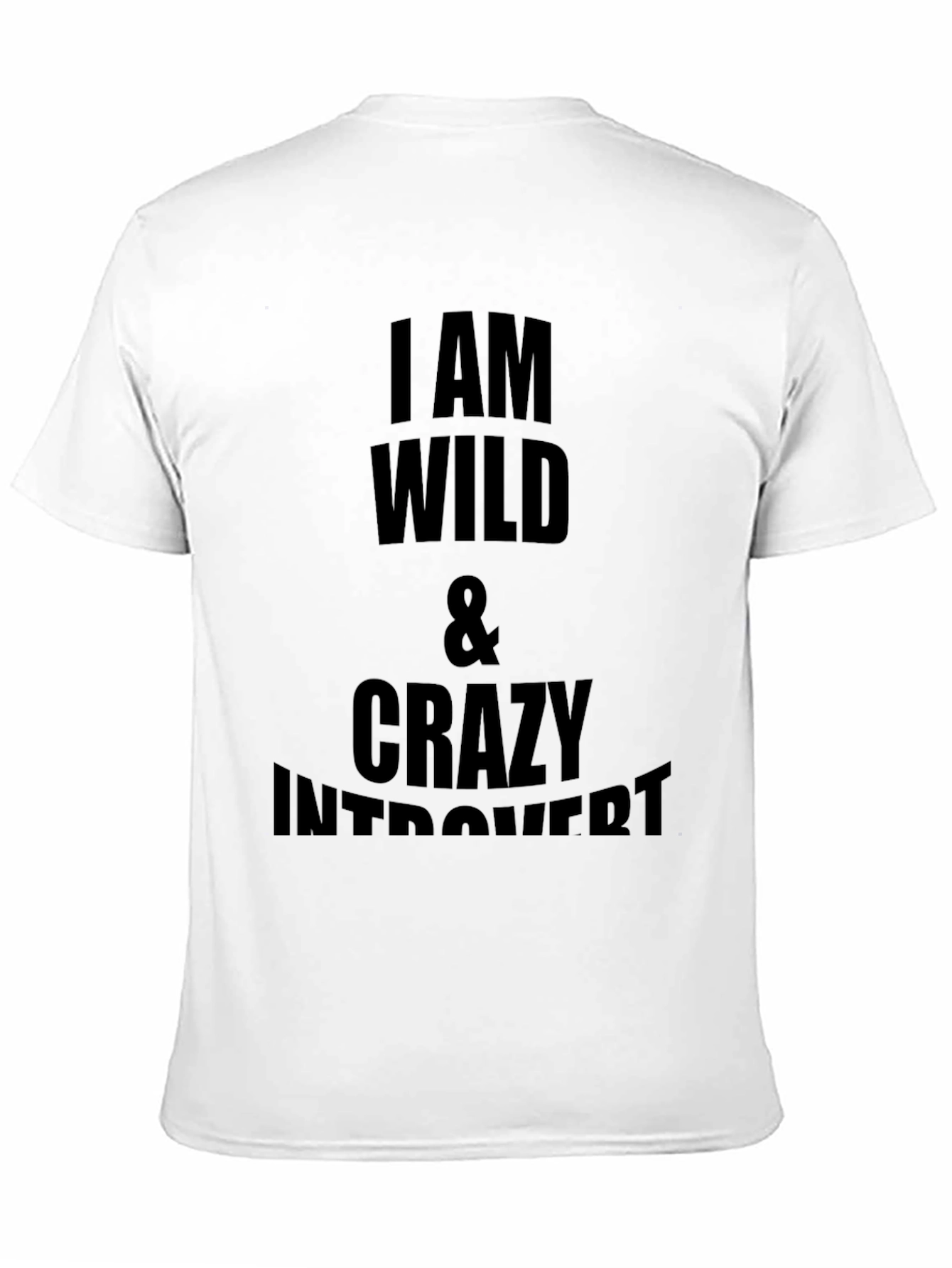 I am Wild & Crazy Introvert Graphic T-Shirt