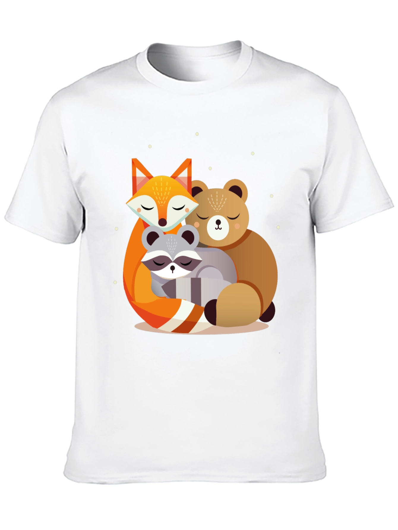 Cute Forest Friends Graphic Tee