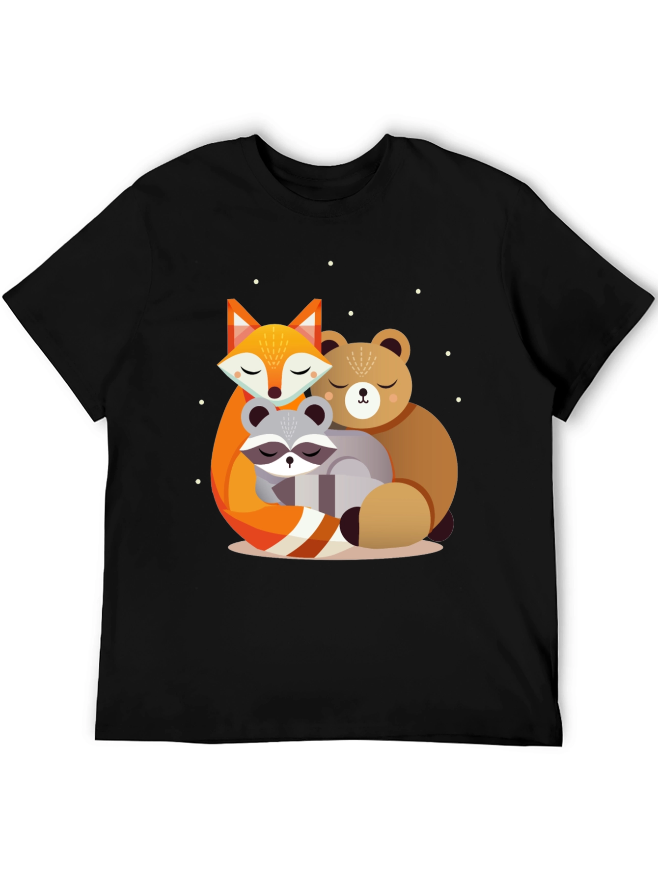 Cute Forest Friends Graphic Tee
