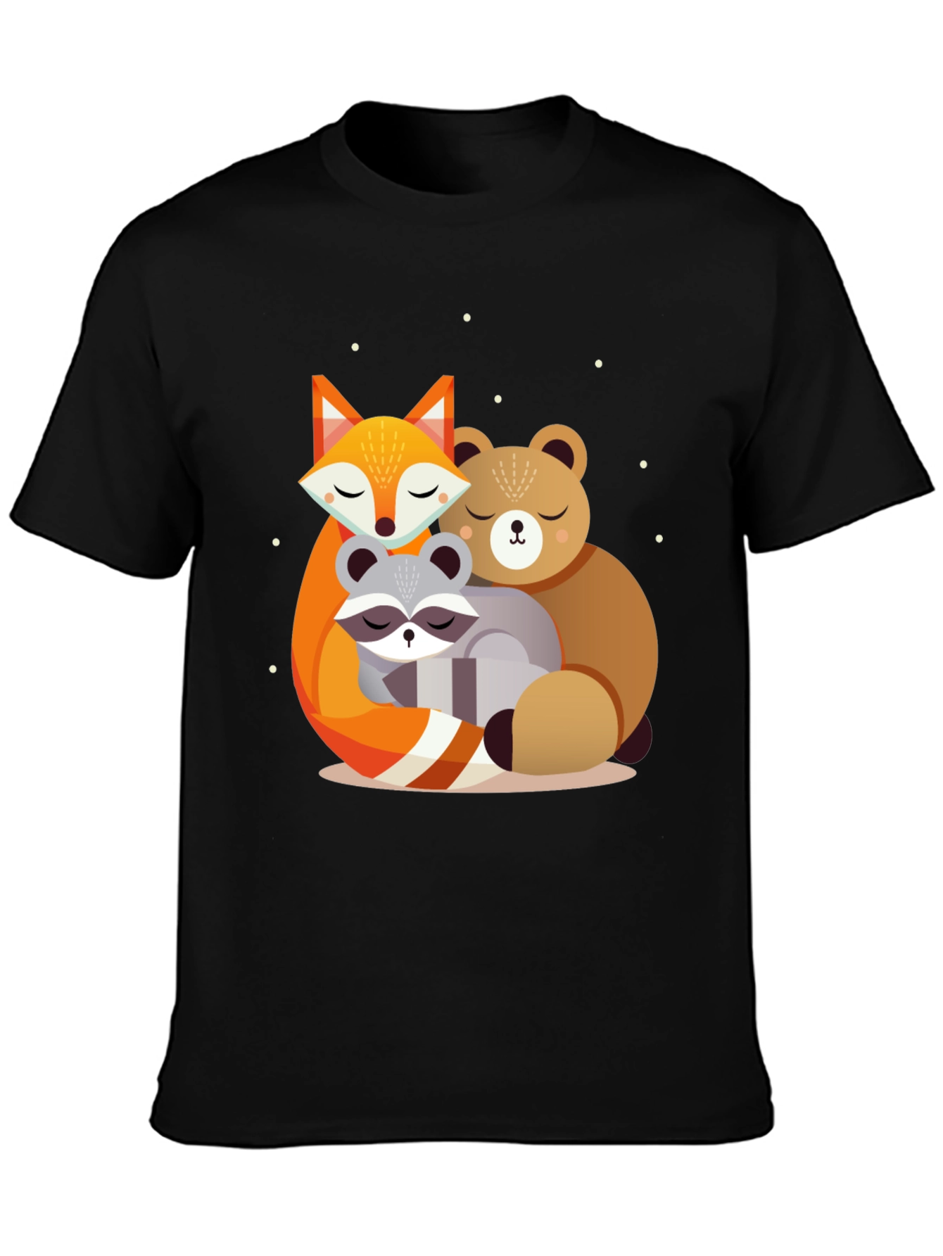 Cute Forest Friends Graphic Tee