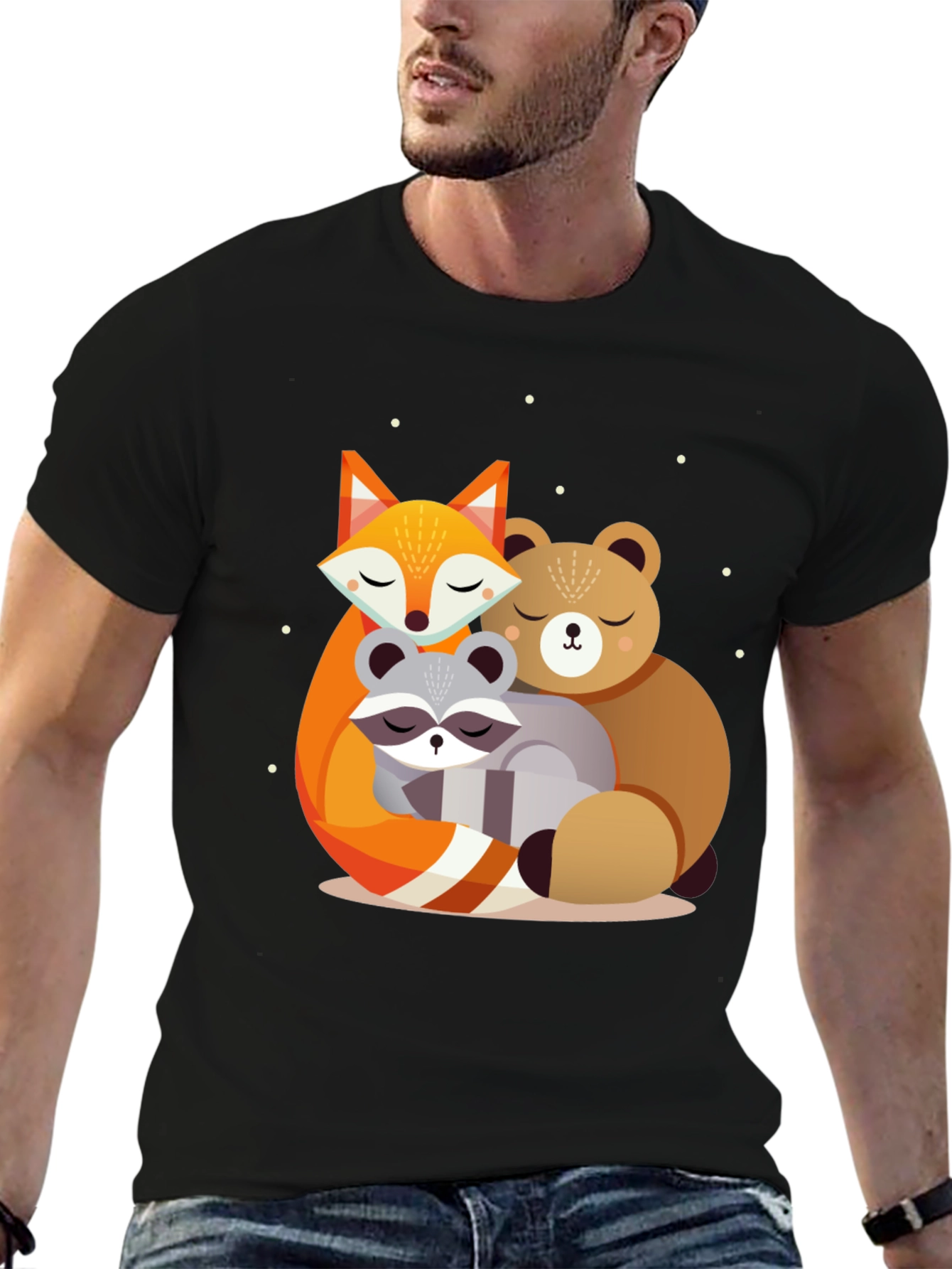 Cute Forest Friends Graphic Tee