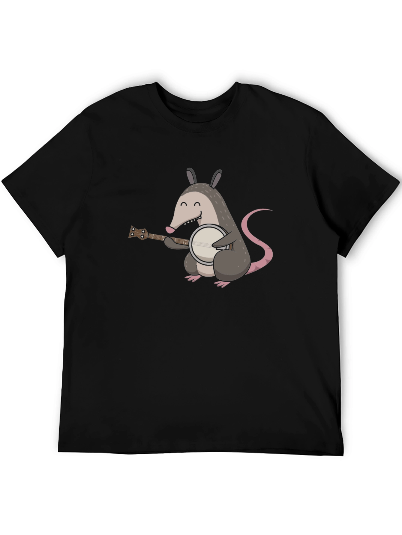 Opossum Banjo T-Shirt - Music Animal Tee
