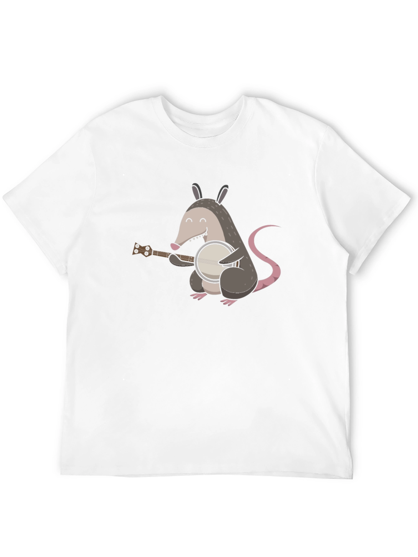 Opossum Banjo T-Shirt - Music Animal Tee
