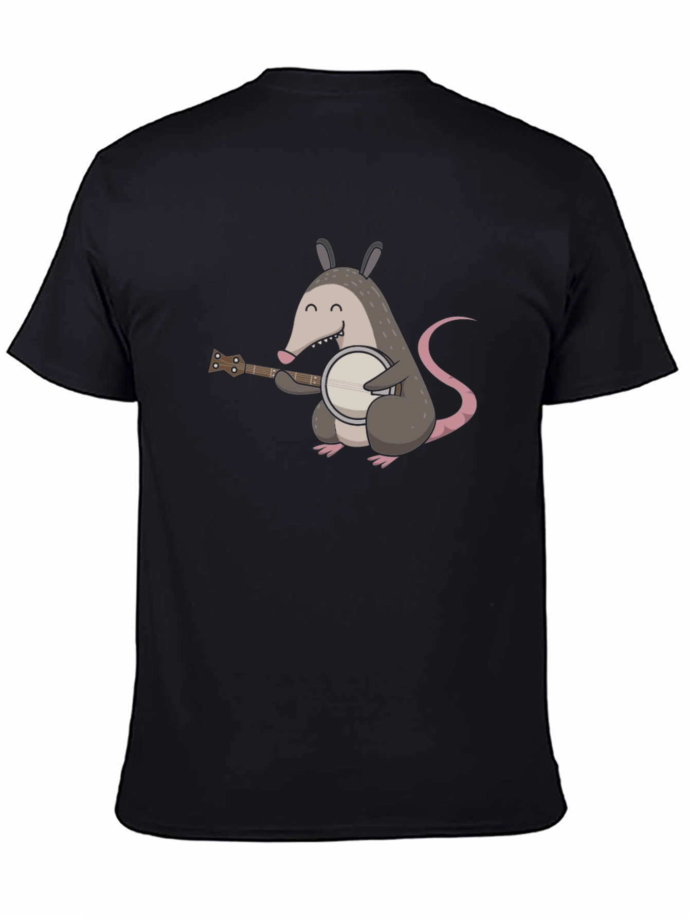 Opossum Banjo T-Shirt - Music Animal Tee