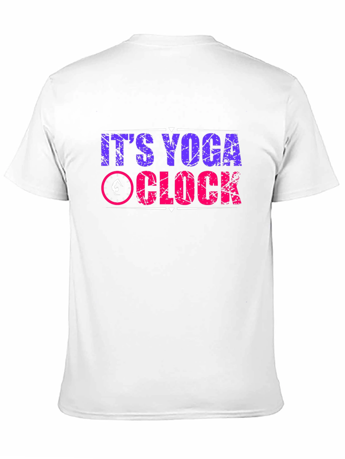 Yoga Clock Graphic T-Shirt
