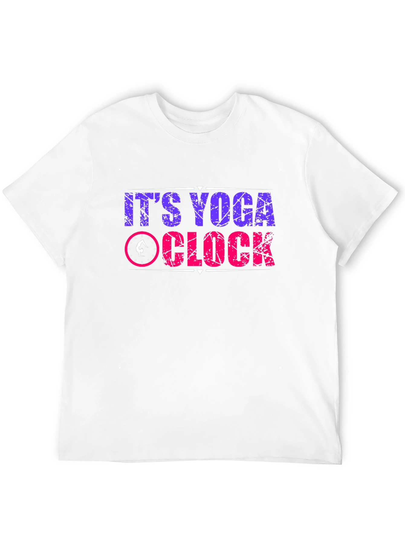Yoga Clock Graphic T-Shirt