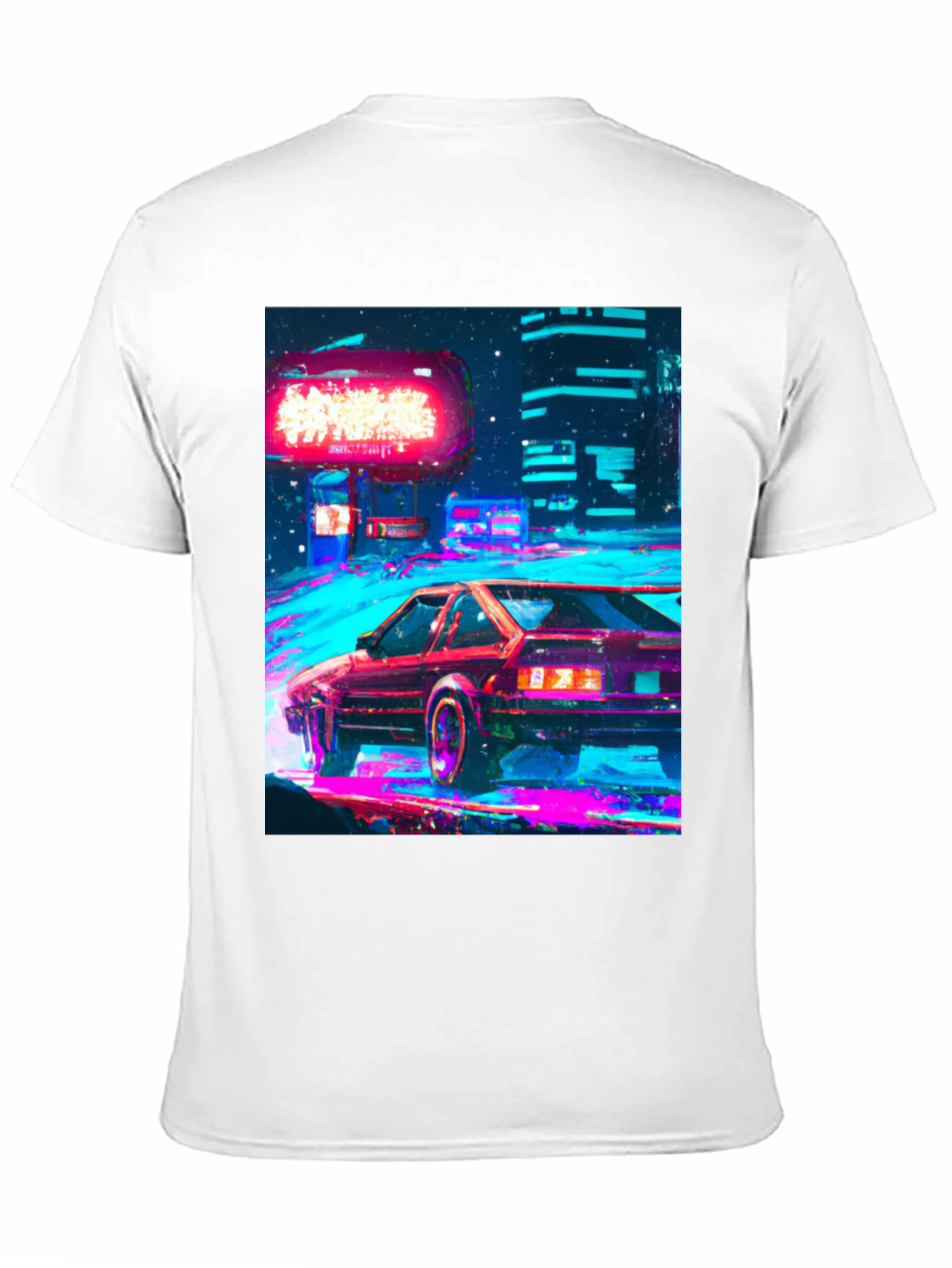 Retro Cyberpunk Car T-Shirt