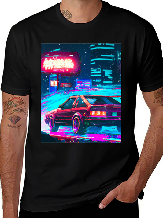 Retro Cyberpunk Car T-Shirt