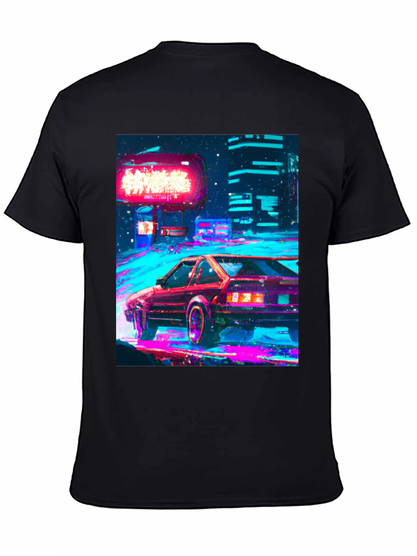 Retro Cyberpunk Car T-Shirt