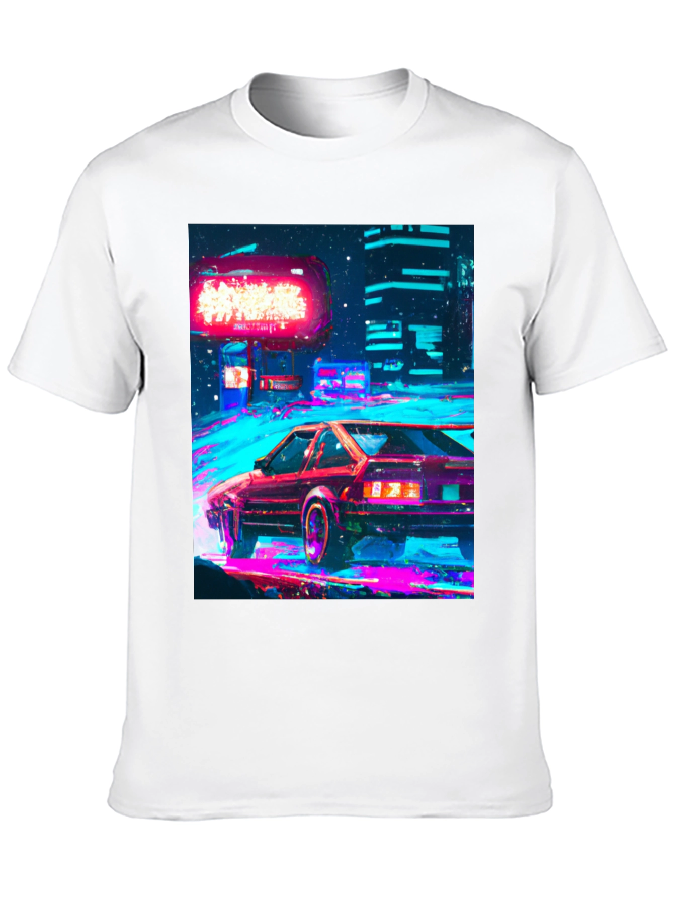 Retro Cyberpunk Car T-Shirt