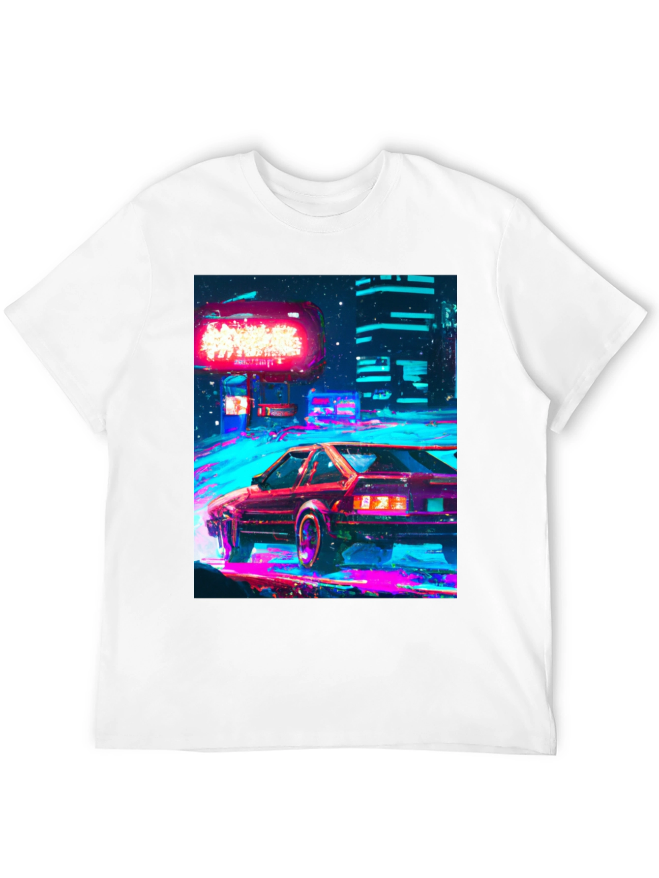 Retro Cyberpunk Car T-Shirt