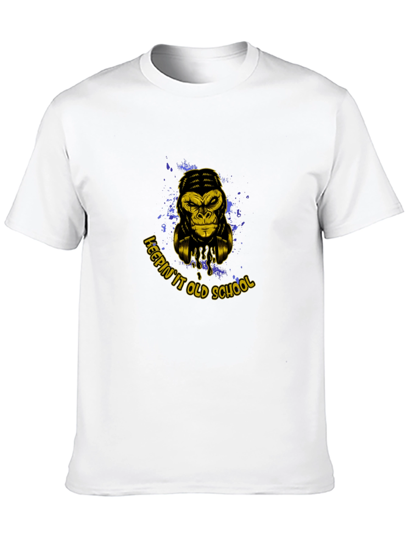 Keepin It Old School Gorilla Graphic T-Shirt