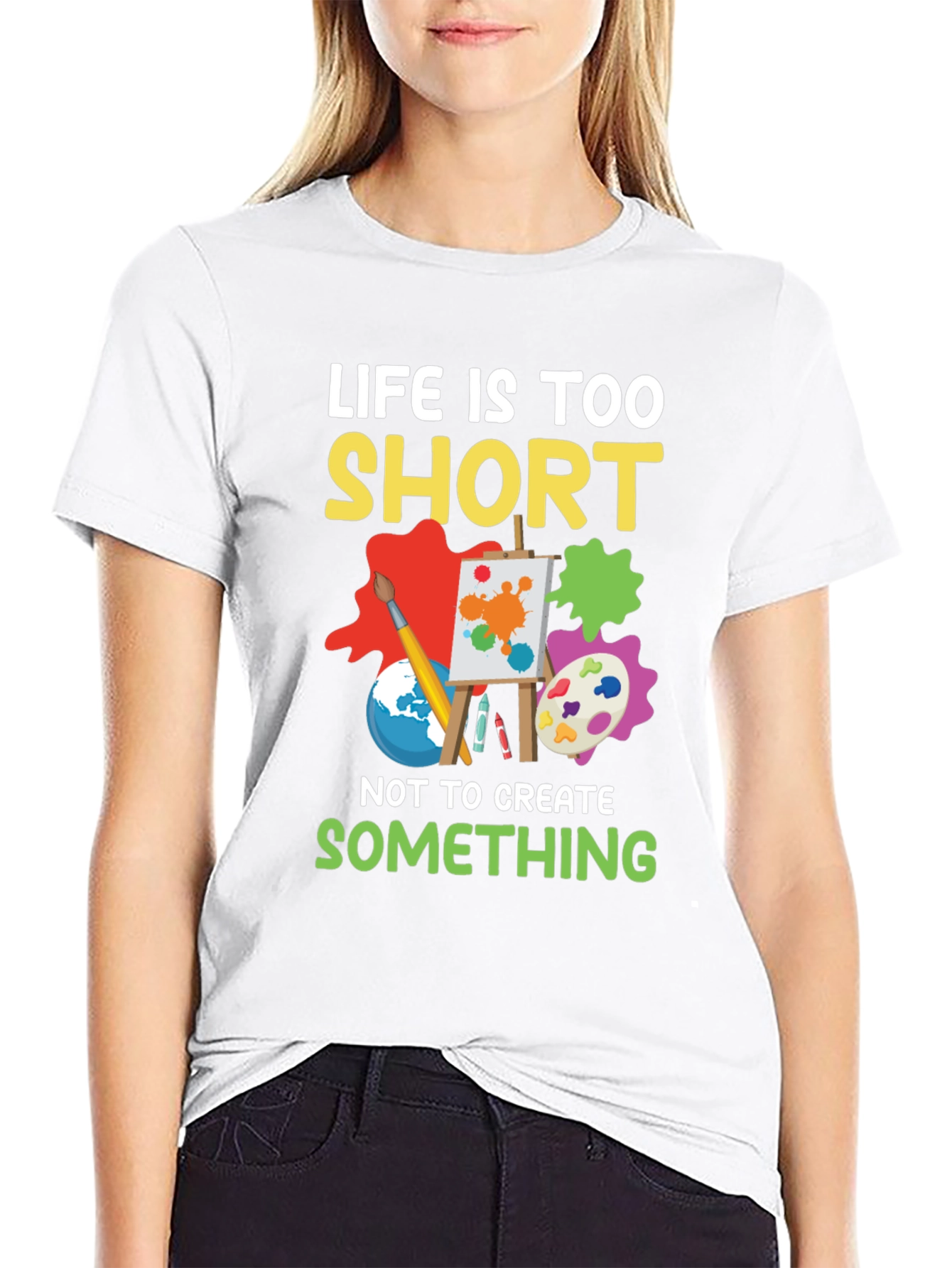 Life Is Too Short Artist Graphic Tee