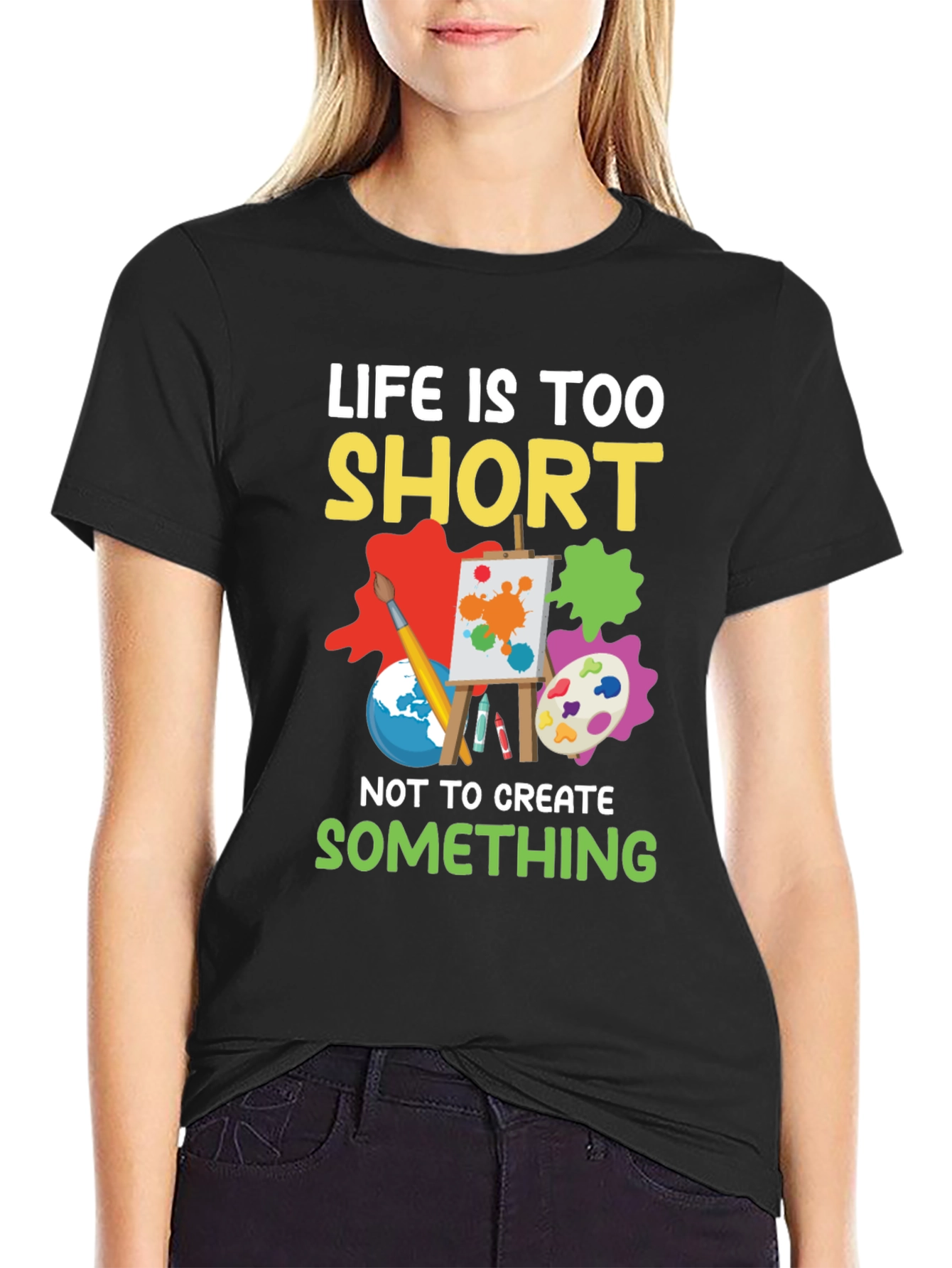 Life Is Too Short Artist Graphic Tee