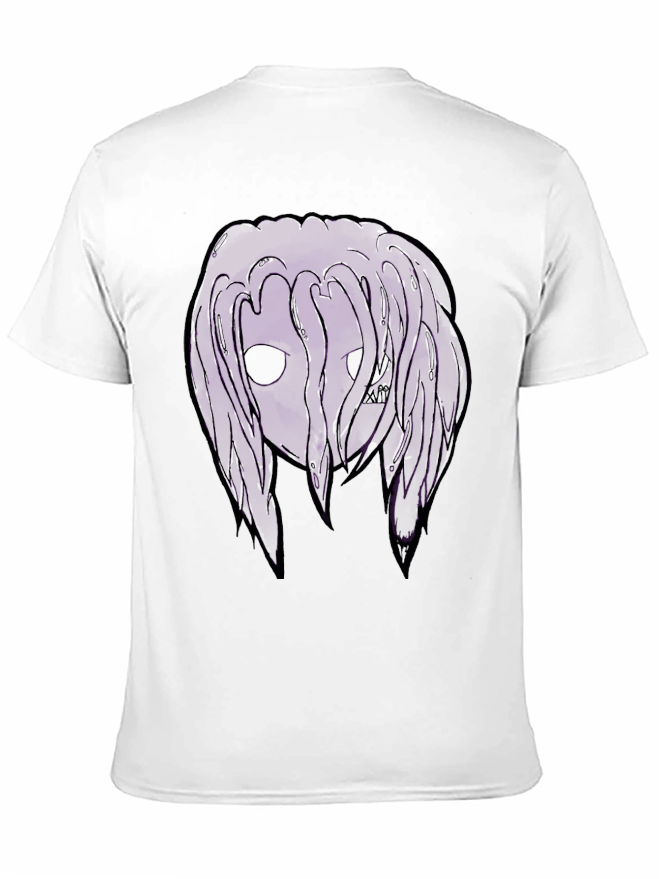 Dark Purple Graphic Print T-Shirt