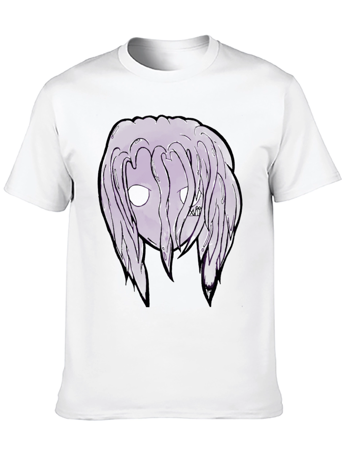 Dark Purple Graphic Print T-Shirt