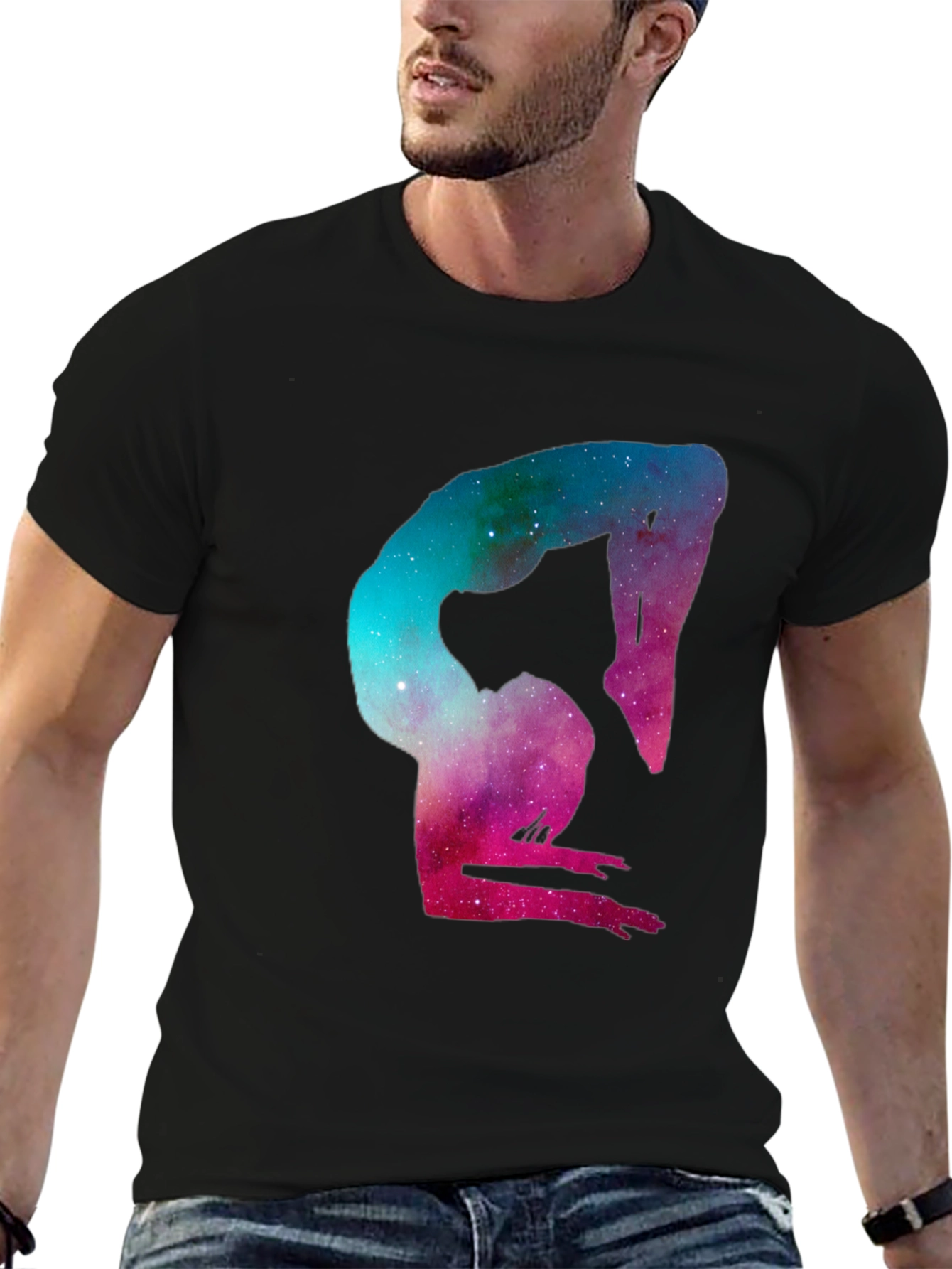 Cosmic Gymnast Black T-Shirt