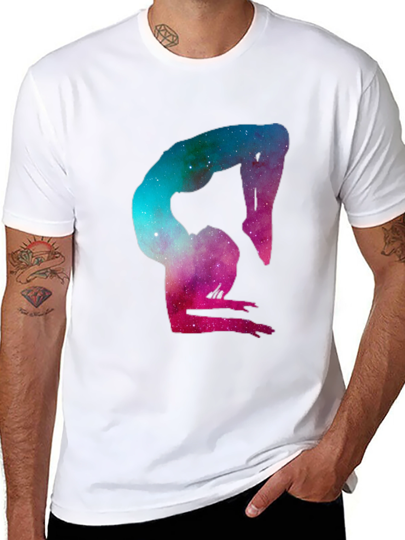 Cosmic Gymnast Black T-Shirt