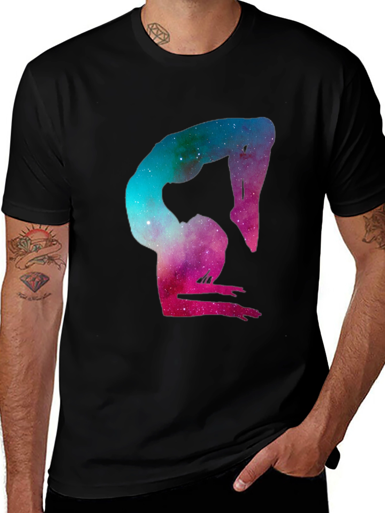 Cosmic Gymnast Black T-Shirt