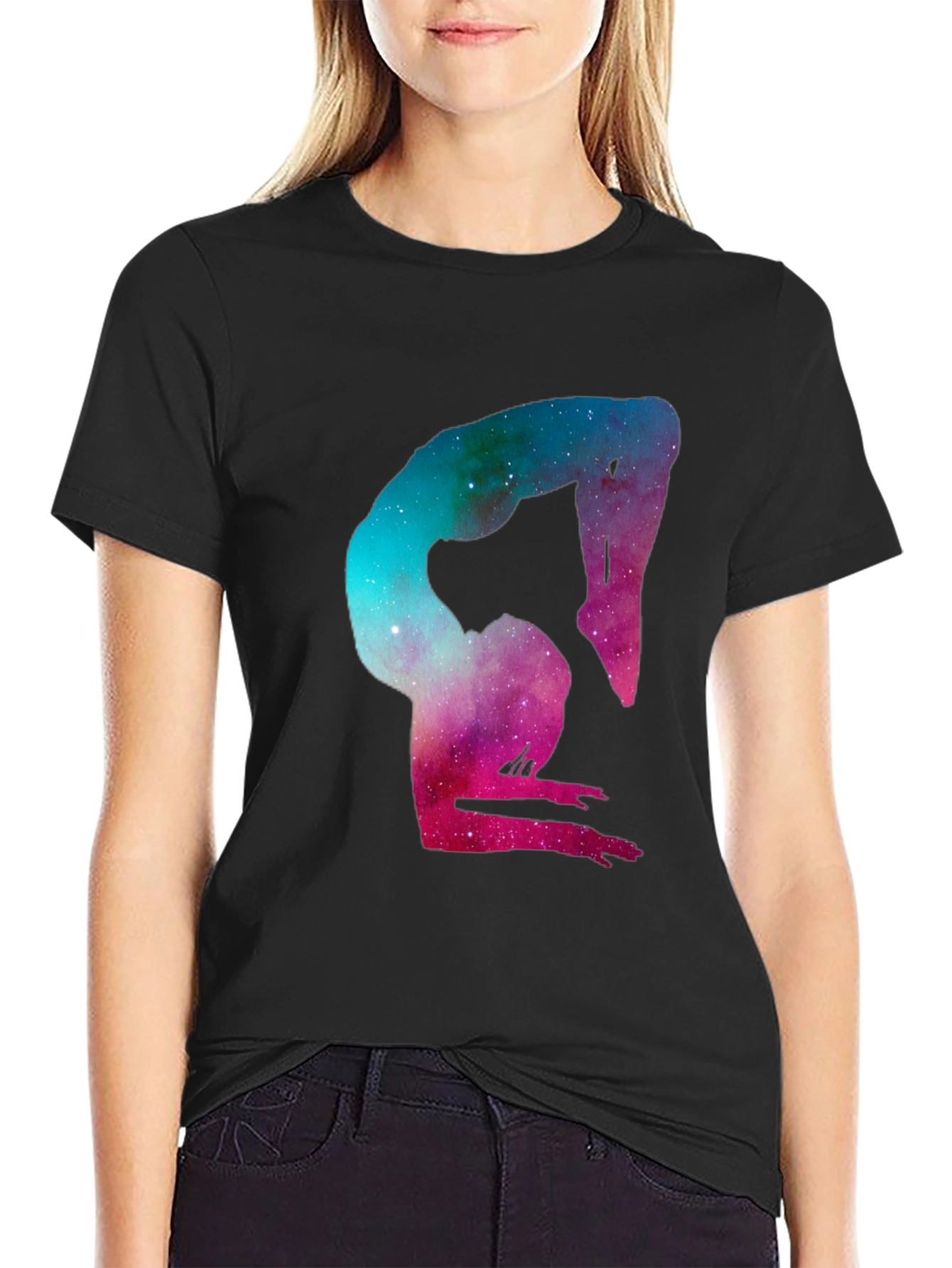 Cosmic Gymnast Black T-Shirt