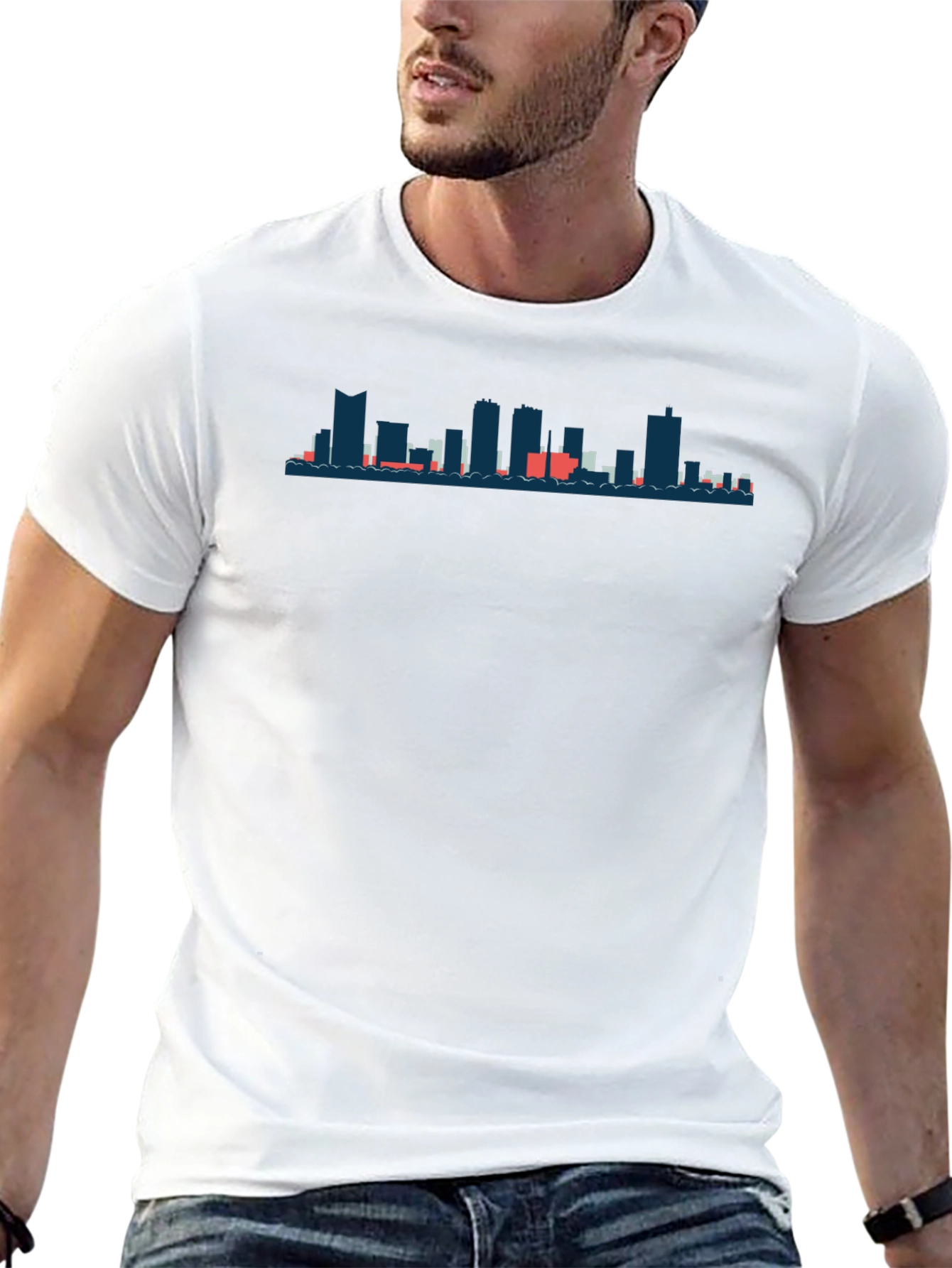 City Skyline Graphic Tee - Urban Style