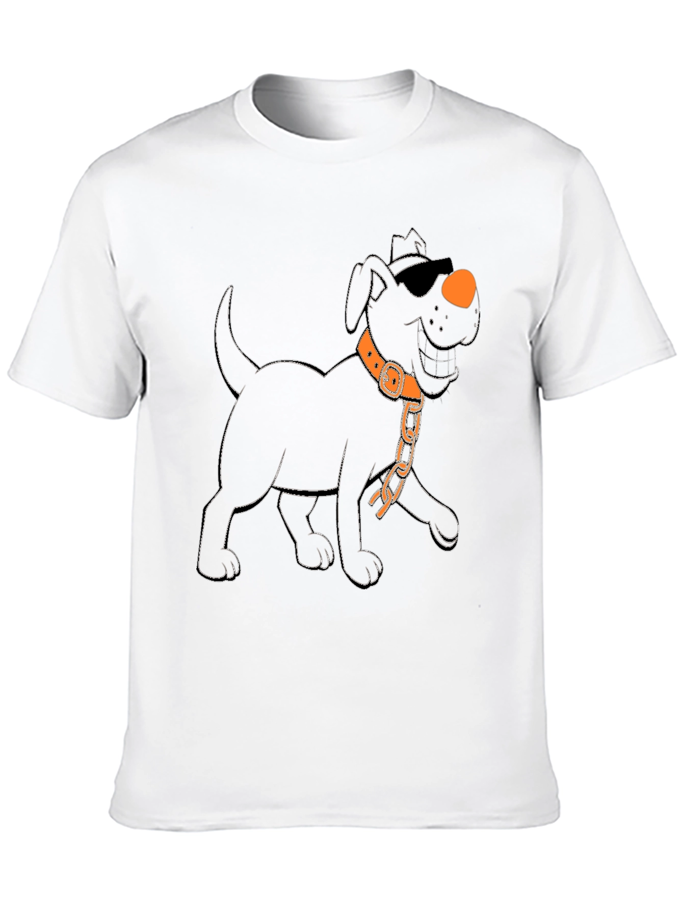Cool Dog Graphic Tee - Black Cotton T-Shirt