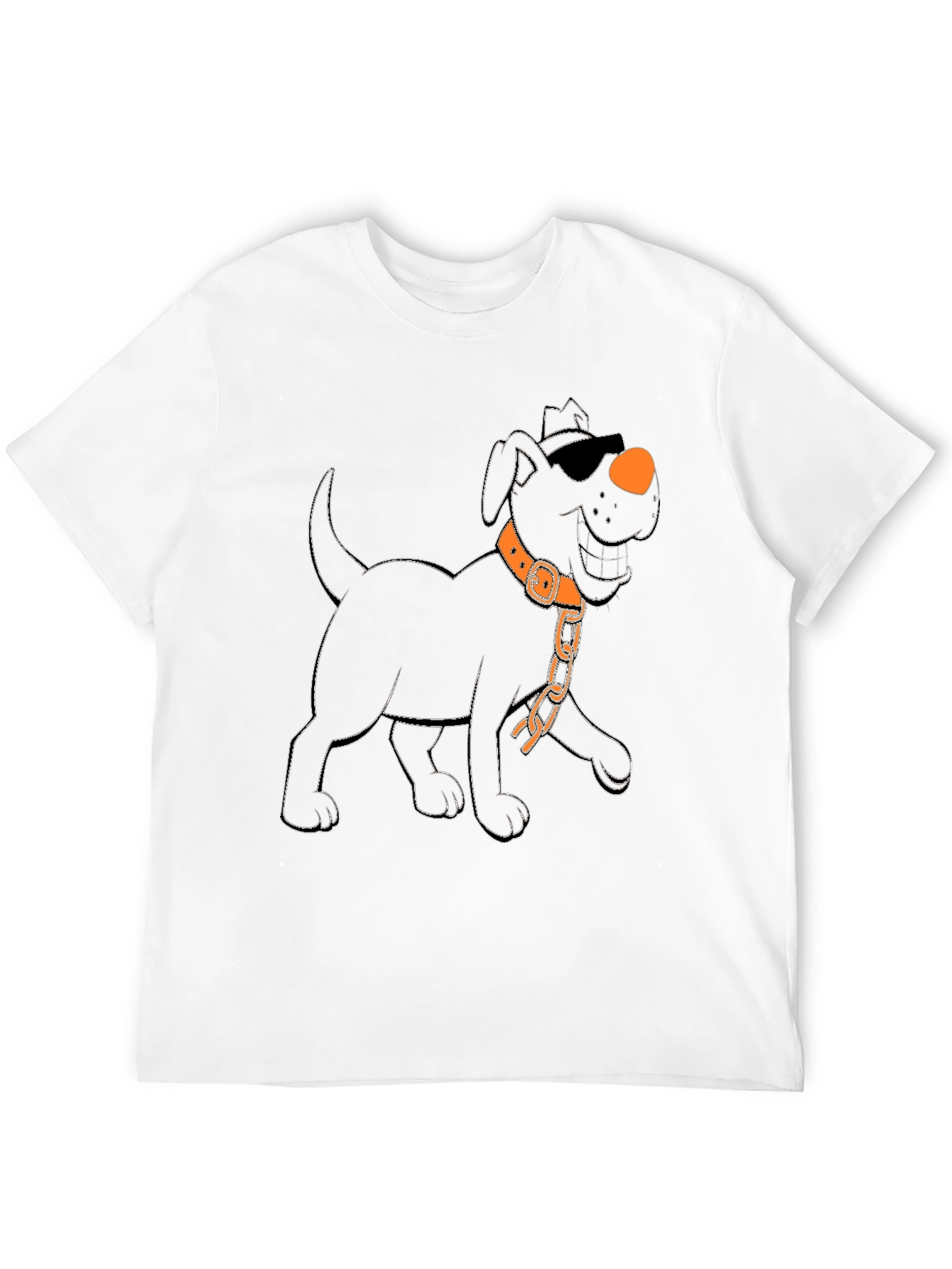 Cool Dog Graphic Tee - Black Cotton T-Shirt