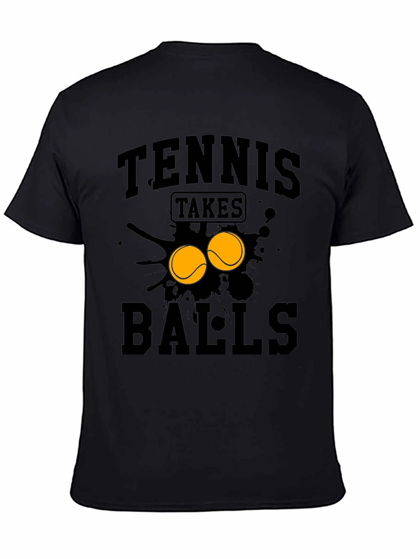Tennis Takes Balls Graphic T-Shirt